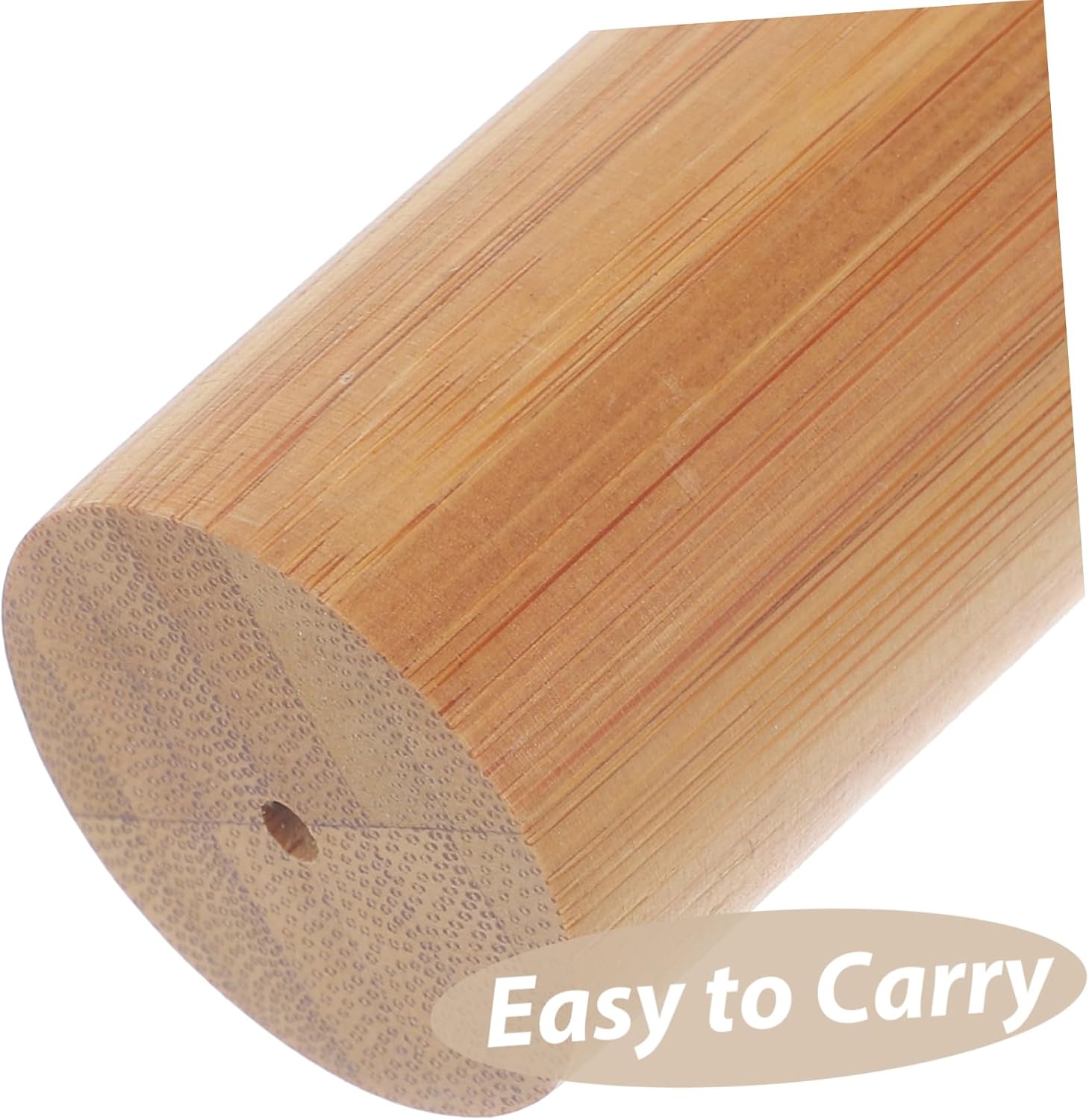 Bamboo round Document Tube for Shipping, Storage, 0.98in Inner Diameter