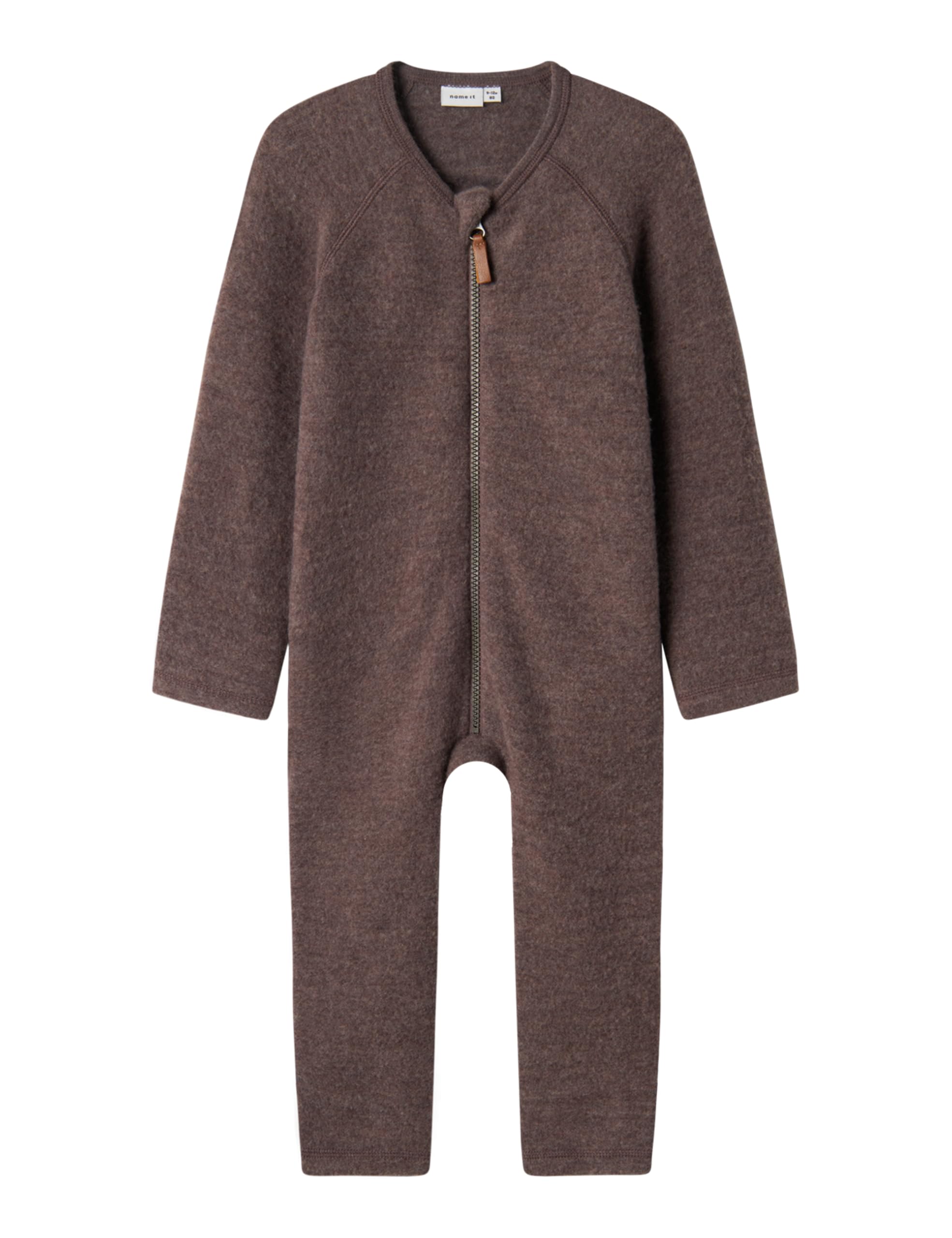 NAME IT Baby - Mädchen Nbfwmino Wool Bru Ls Suit Noos Strampler (1er Pack)