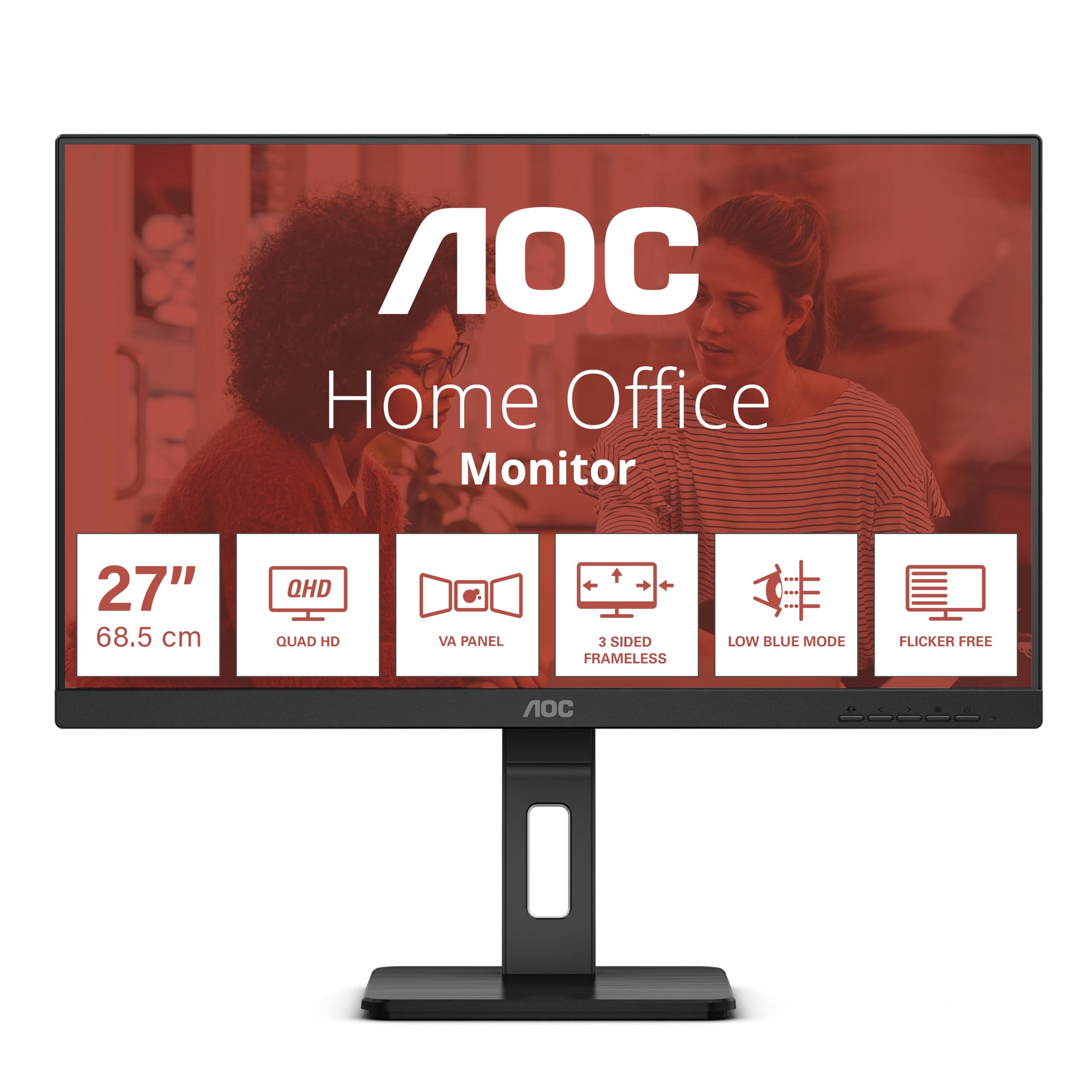 Monitor AOC 27 Pollici QHD Adjustable Height - Dettaglio