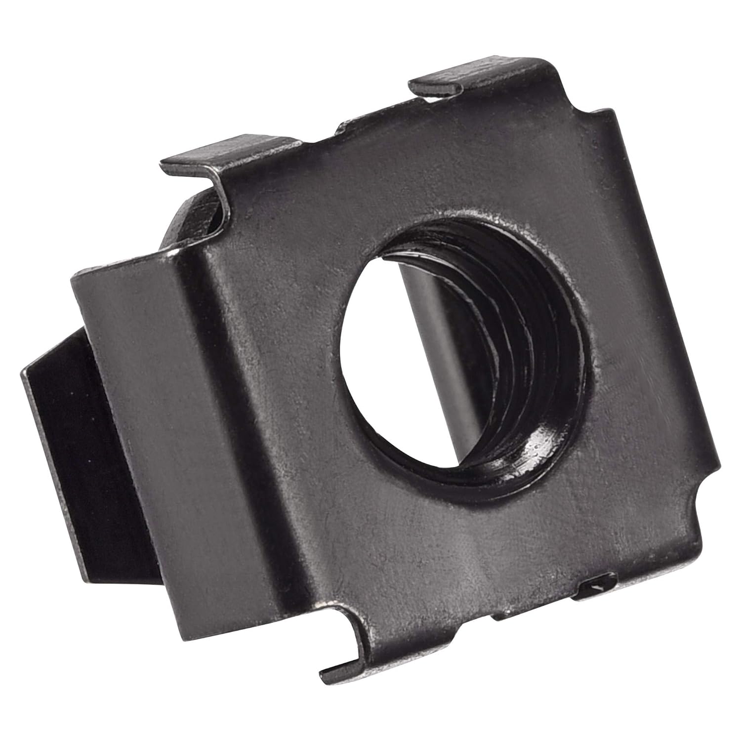 uxcell Snap-in Cage Nuts - M8 x 1.25mm Carbon Steel Metric Nut for Server Shelve Cabinet 25pcs image 5