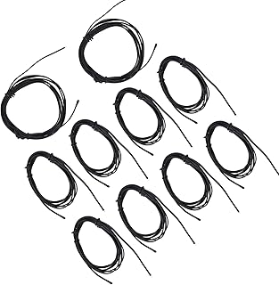 10Pcs NTC Thermistor,Thermistor Temperature Sensor Probe Drop-Shaped Tip Epoxy Connector 2M(10K B3950)