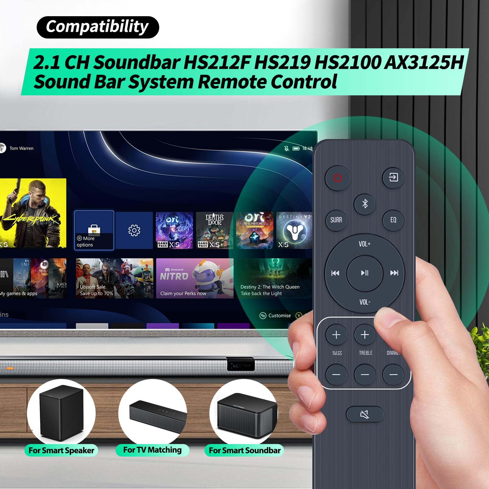 Amazon.com: EN212FD1H New Remote Control Replacement Applicable