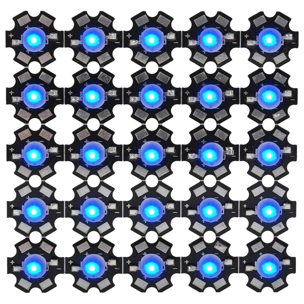 25 Pièces LED Haute Puissance - Perles De Lampe 3W Pour Appareils D'éclairage DIY