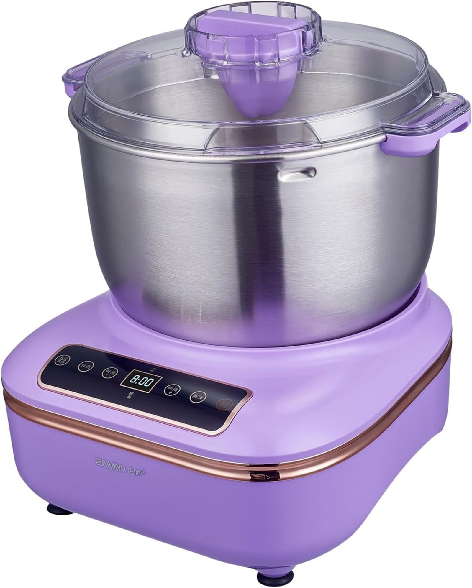 Amazon | 電動 パンこね機 パン焼き器 生地こね・発酵 ステンレス