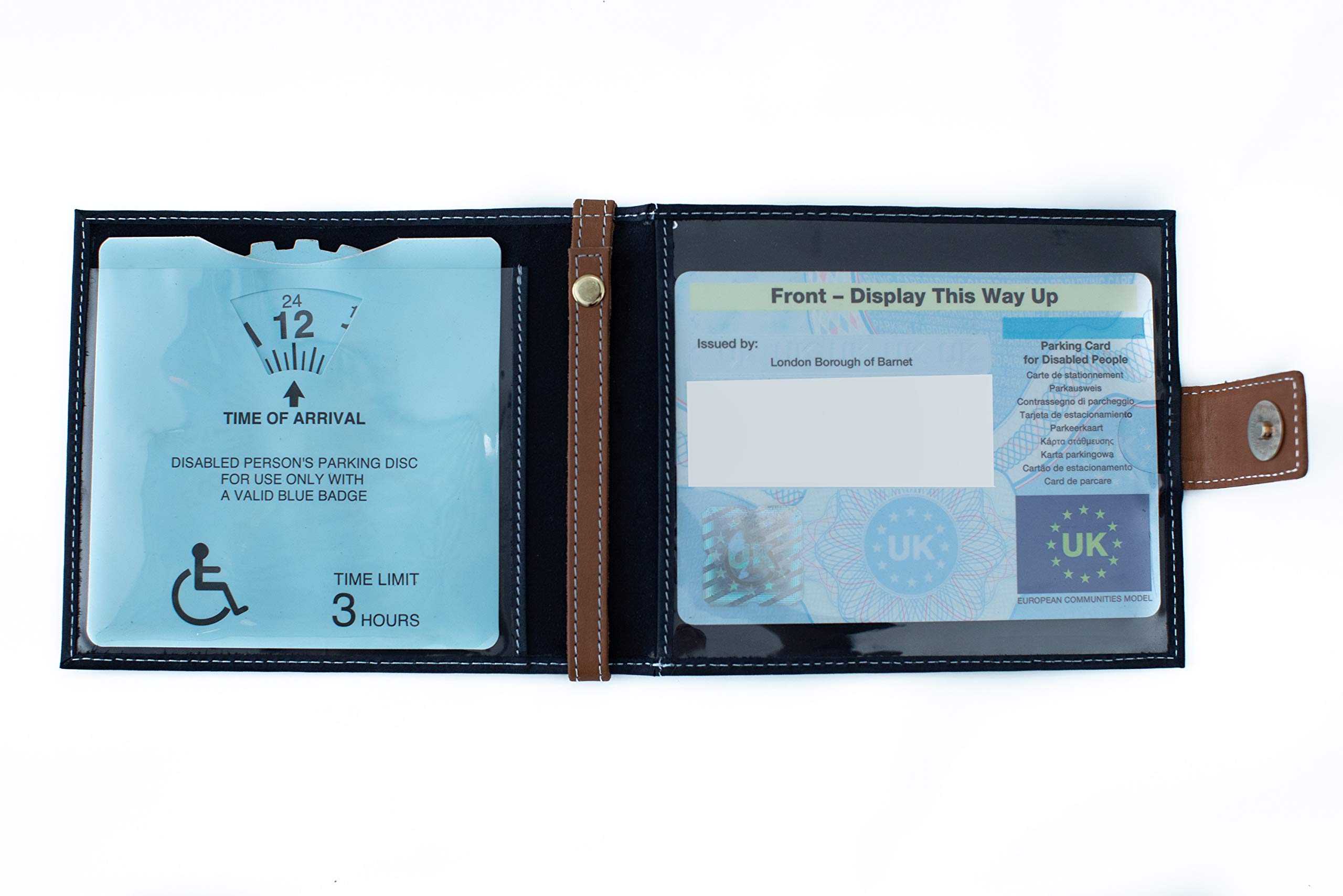 Buy Disabled Permit Badge Holder 17x14.2 cm Handmade with Luxurious