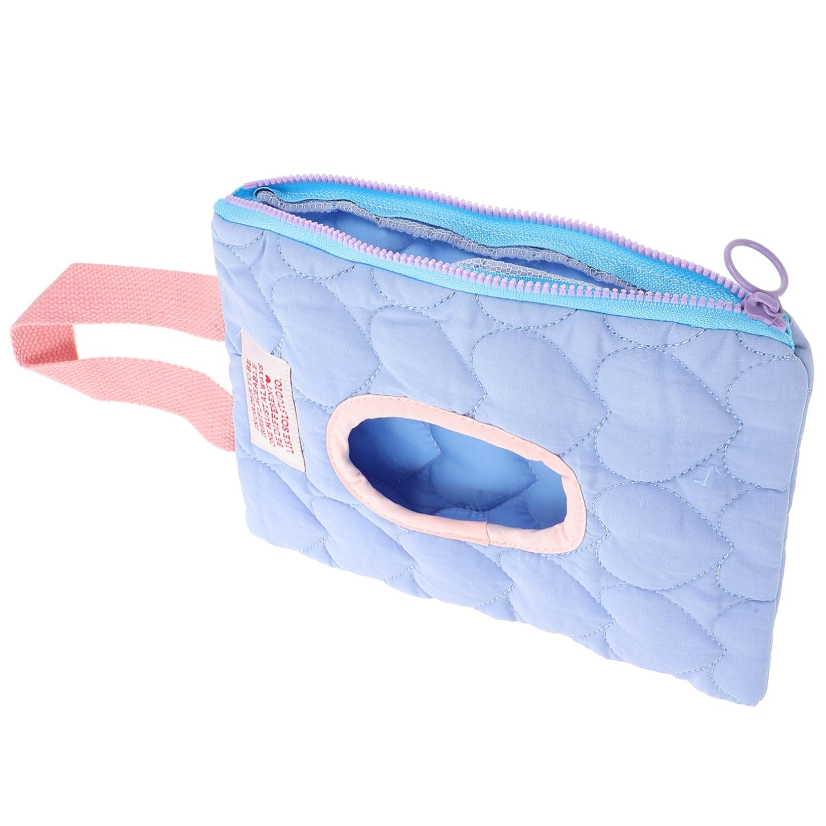 BESPORTBLE Portable Wipes Dispenser Compact Wet Tissue Holder for Diaper Bags Soft Material Dustproof Design Convenient Travel Accessory for Wipes Storage