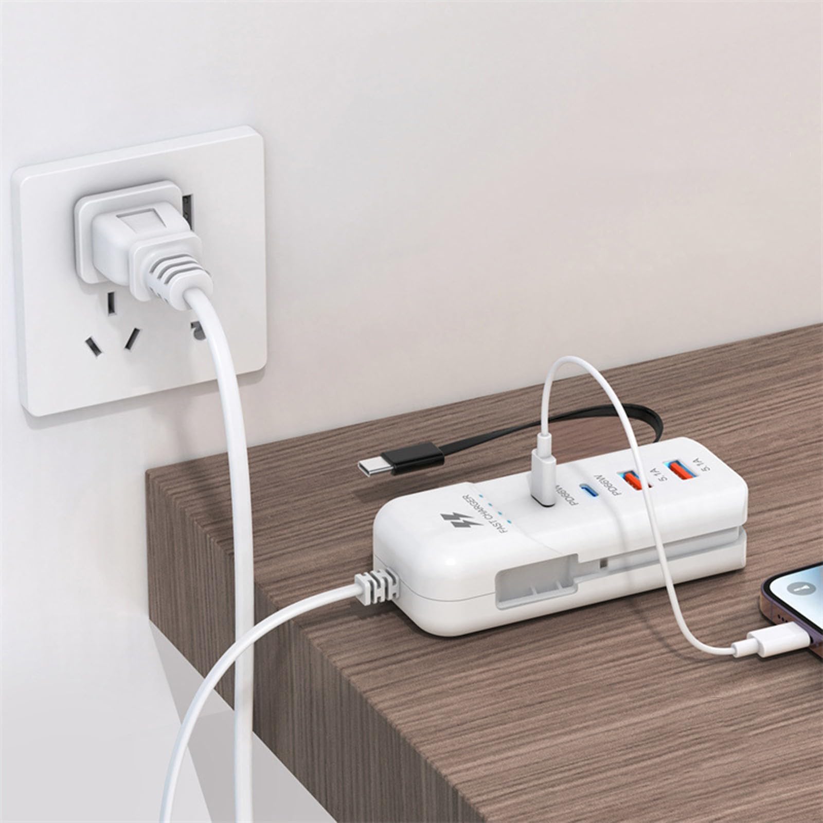 Multi USB Splitter 4 Ports Type-C Hi-Speed USB Port Extender Hub USB Hub USB Extension Cable HUB Splitter