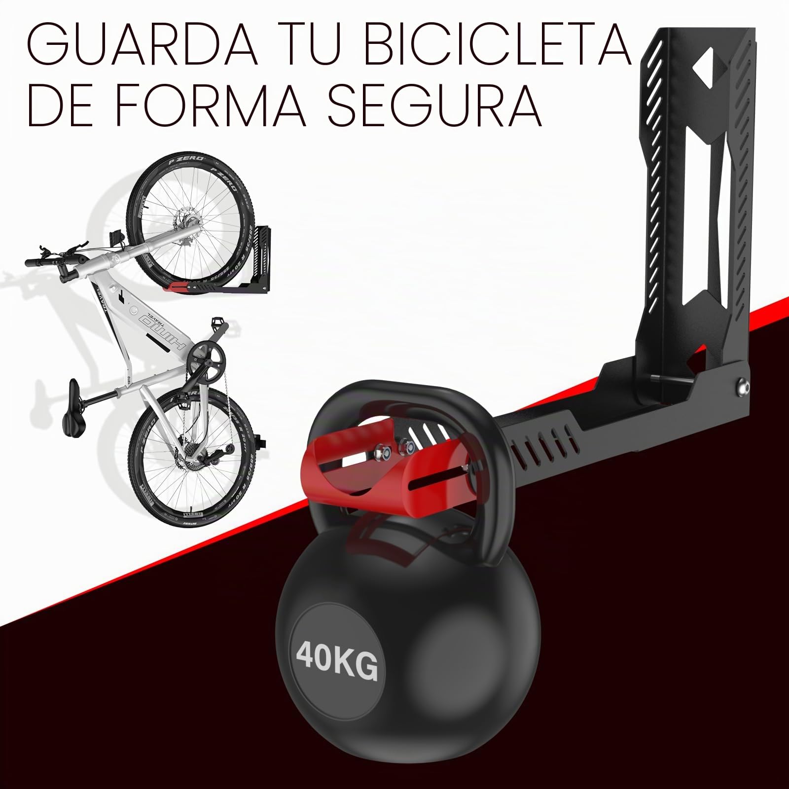 IMAYCC Soporte de pared para bicicleta X2