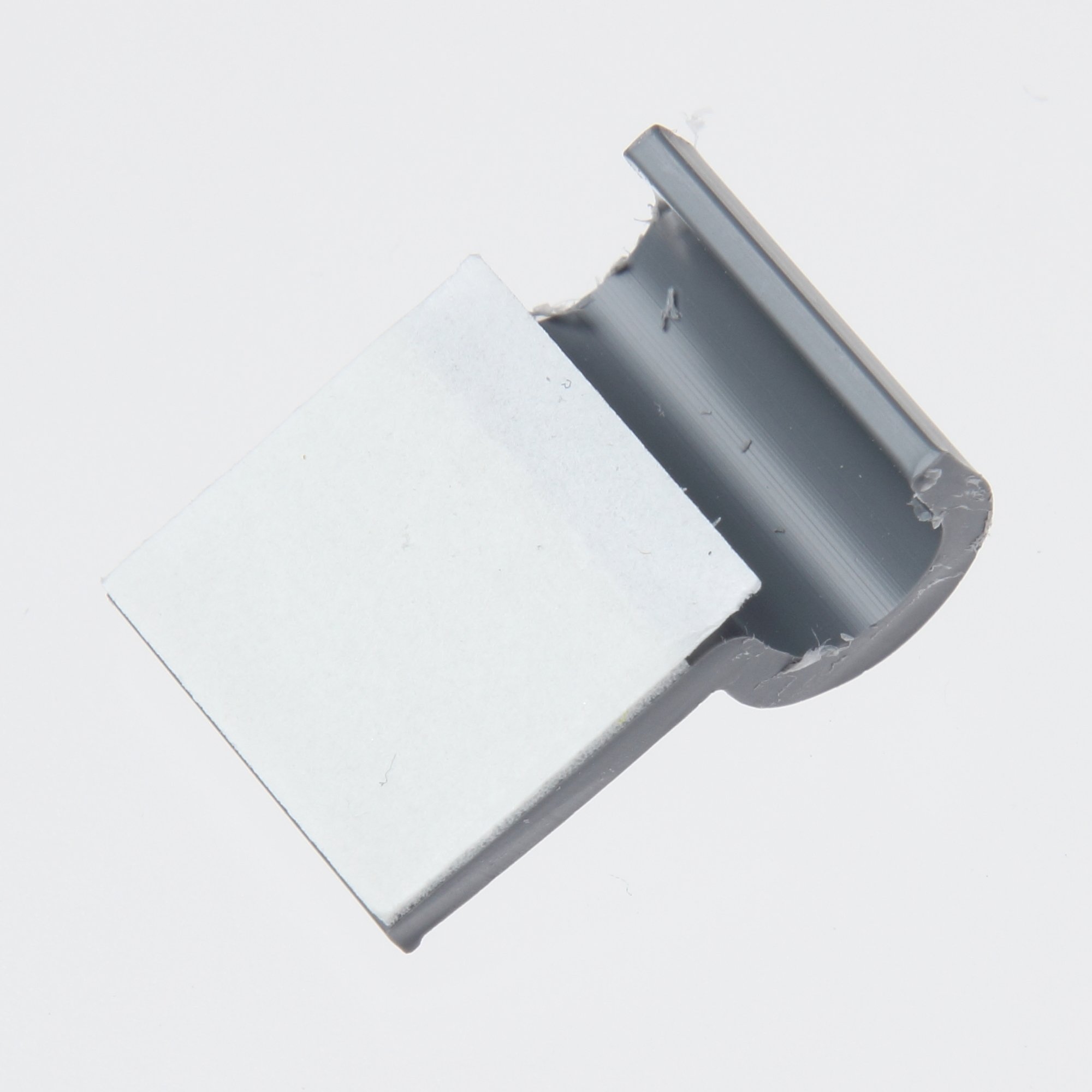 Panduit A1C25-A-C8 A1C Type Clip, Light Gray, Rubber Adhesive Type, 0.25