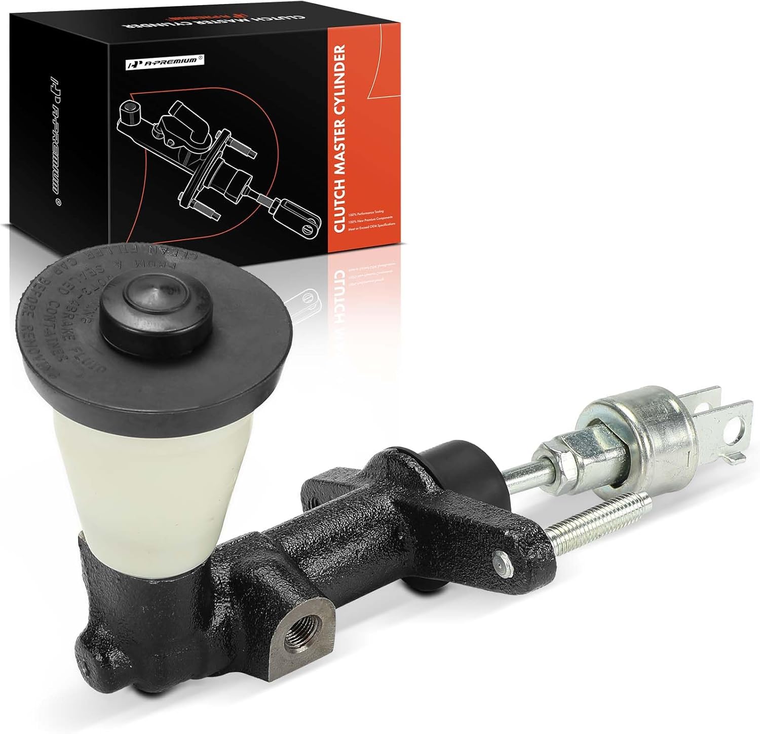 A-Premium Clutch Master Cylinder with Reservoir Compatible with Toyota Supra 1986-1988 3.0L, Supra 1992 3.0L, Replace# 3141014202