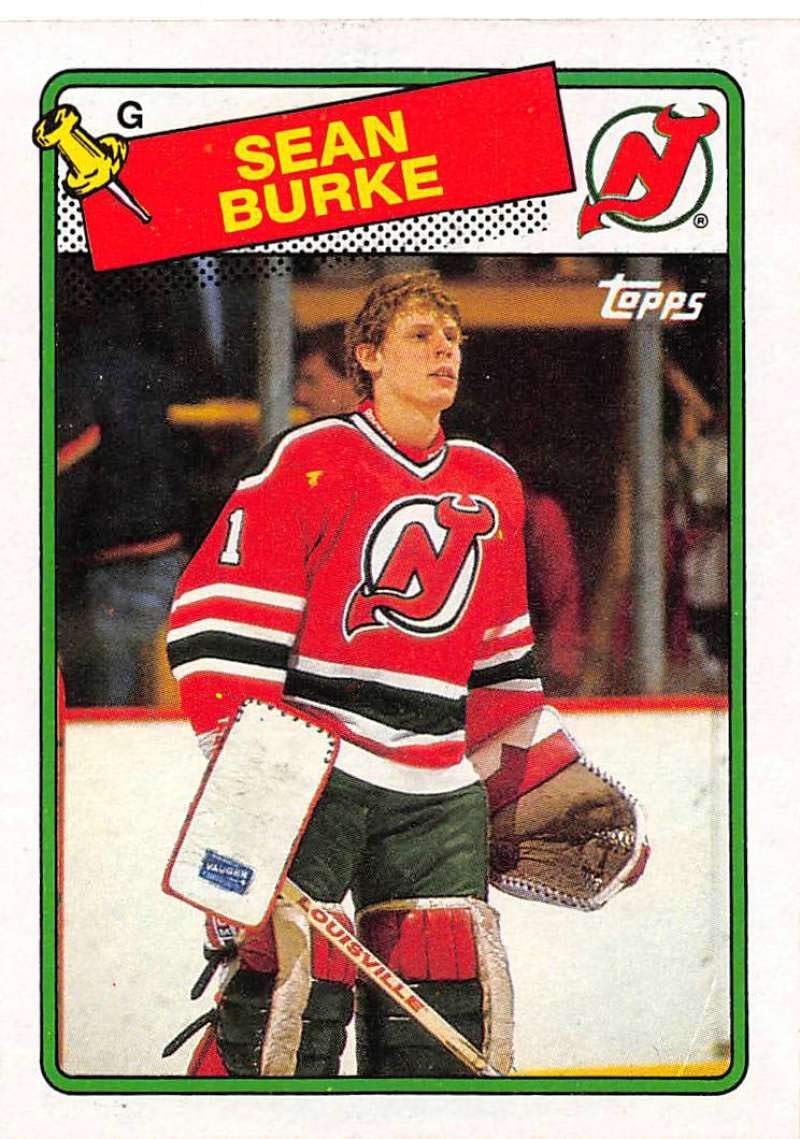 Amazon.com: 1988-89 Topps Hockey #94 Sean Burke RC Rookie New
