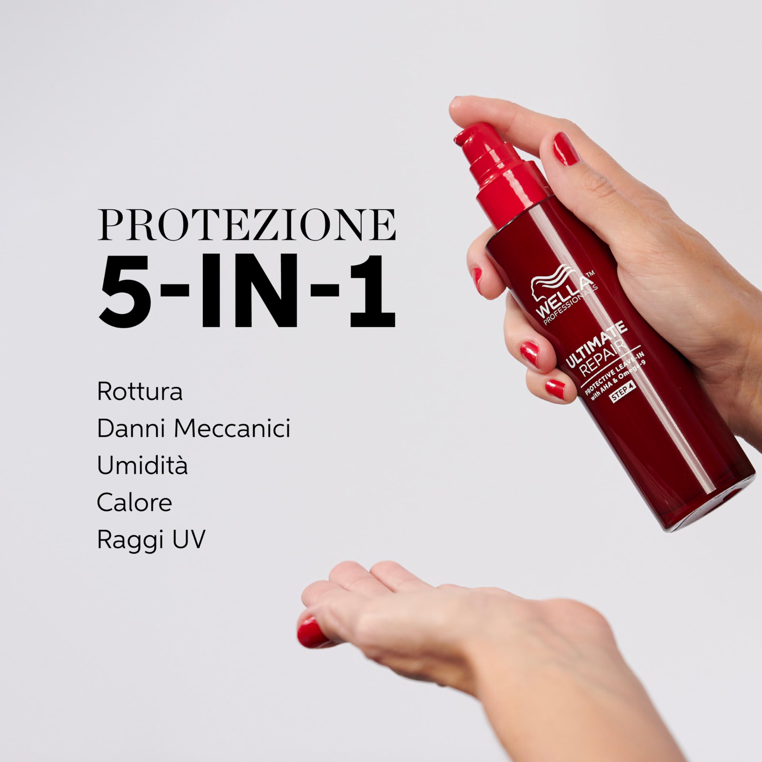 Wella Professionals ULTIMATE REPAIR Leave-in | Spray Termoprotettore e Anti-Crespo | Per Tutti i Tipi di Capelli Danneggiati, 140ml