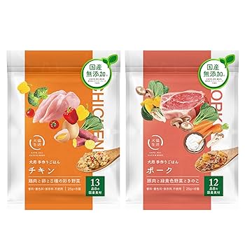 Amazon.co.jp: [ 犬猫生活 ] 犬用 手作りごはん ポーク＆チキン
