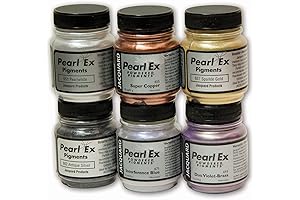 Pearl Ex Powdered Pigments 6 Color Set: Shimmering, Versatile, Radiant