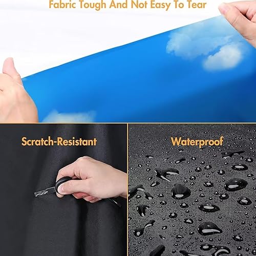 Miniatura 2 de Funda de coche para Volvo XC40 2017-2023, cielo azul y nubes blancas, impermeable y a prueba de nieve, para exteriores (diseño patentado)