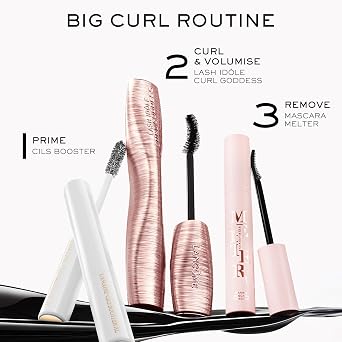 Lancôme Lash Idôle Curl Goddess Mascara, Up to 150% Curl Boost and 800% Volume, Divine Black Long-Lasting 30H Wear, Lightweight & Fast-Setting Formula (Full Size, Travel or Remover)