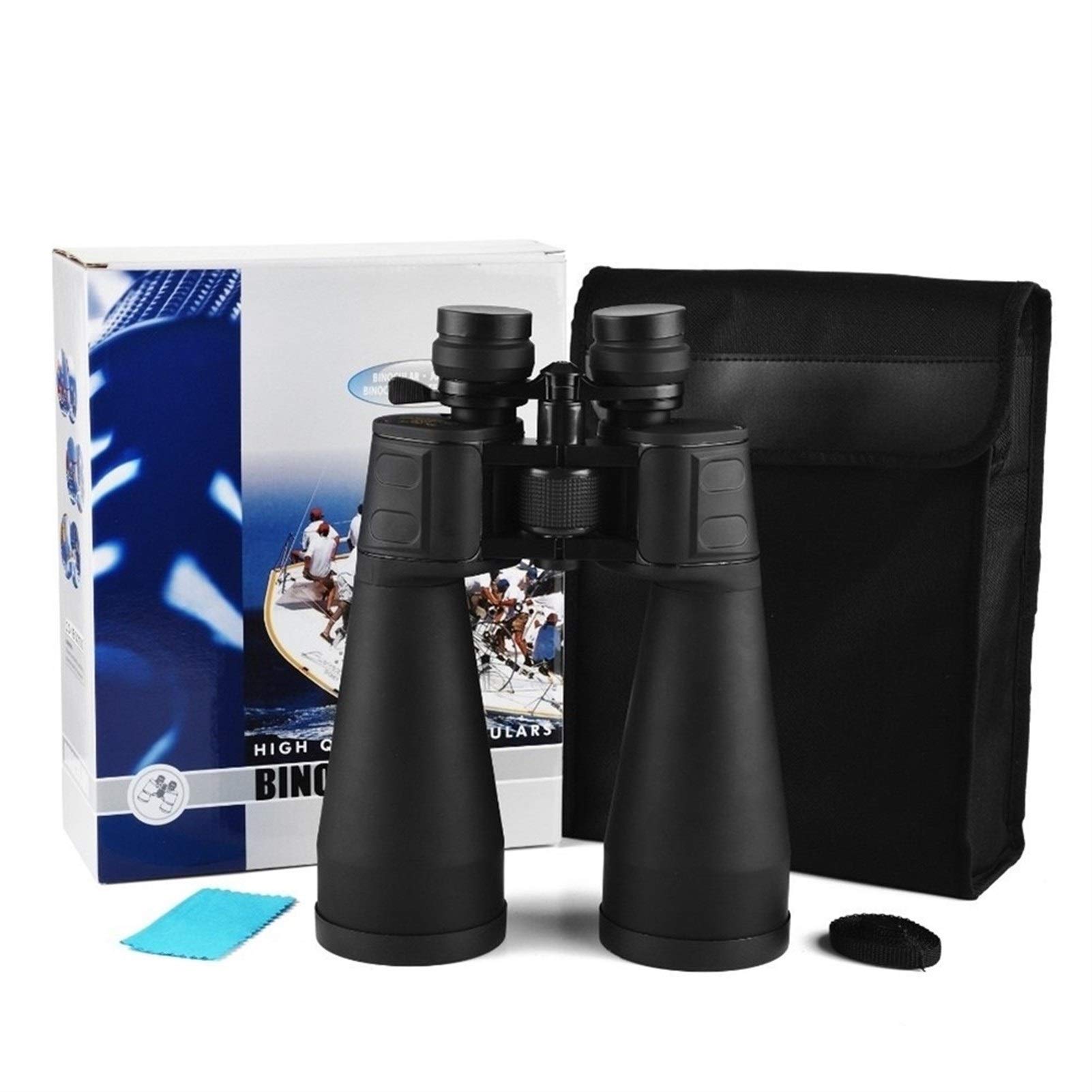 KKXXYQFC Jumelles pour Adultes Haute Puissance, Jumelles à Zoom 20-180X100, télescope Puissant, étanche, Grand Angle, Longue portée, Jumelles oculaires