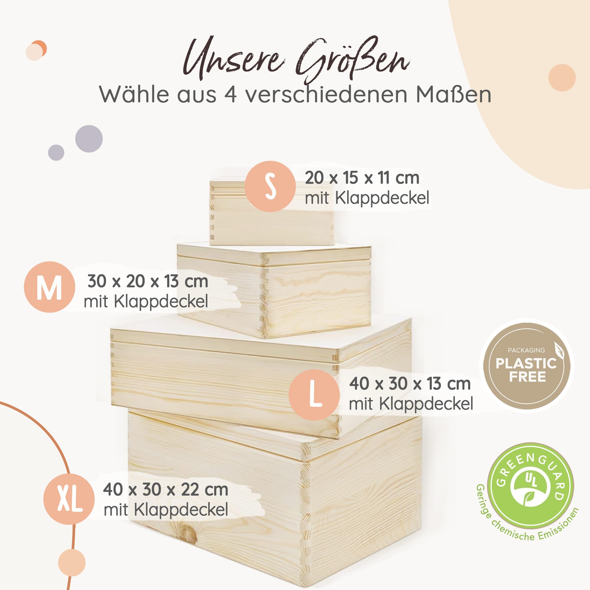 Little Deco Erinnerungsbox Hochzeit, Liebesgeschenk, Erinnerungskiste mit Namen, Geldgeschenk Hochzeit, Geschenkbox Liebe, Holzkiste mit Deckel, Schatzkiste, Beziehung Geschenk XHL1195-04