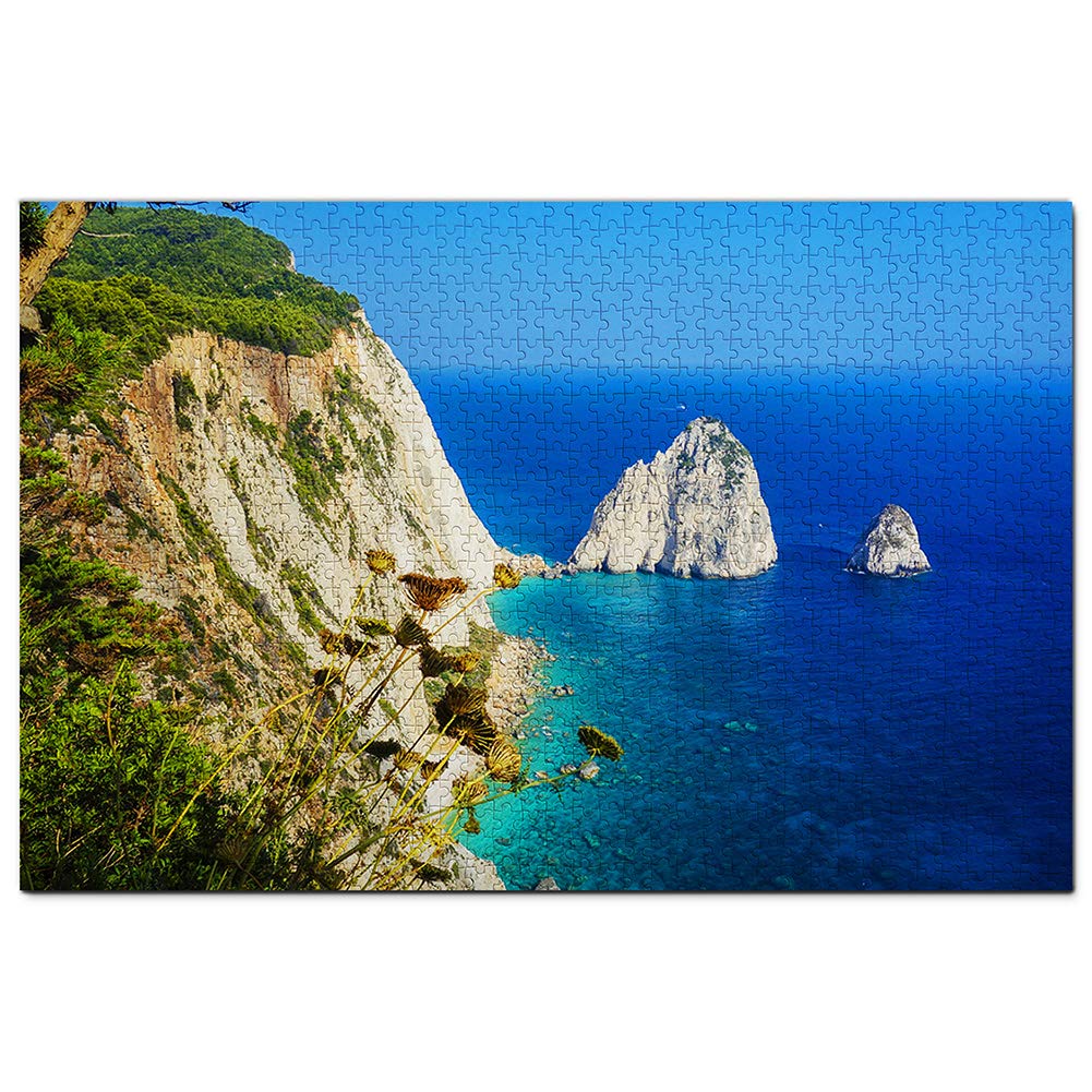 Greece Zakynthos Crete Puzzle 1000 Piecesen Puzzle Adult Game Graphics Travel Souvenir 50x70CM