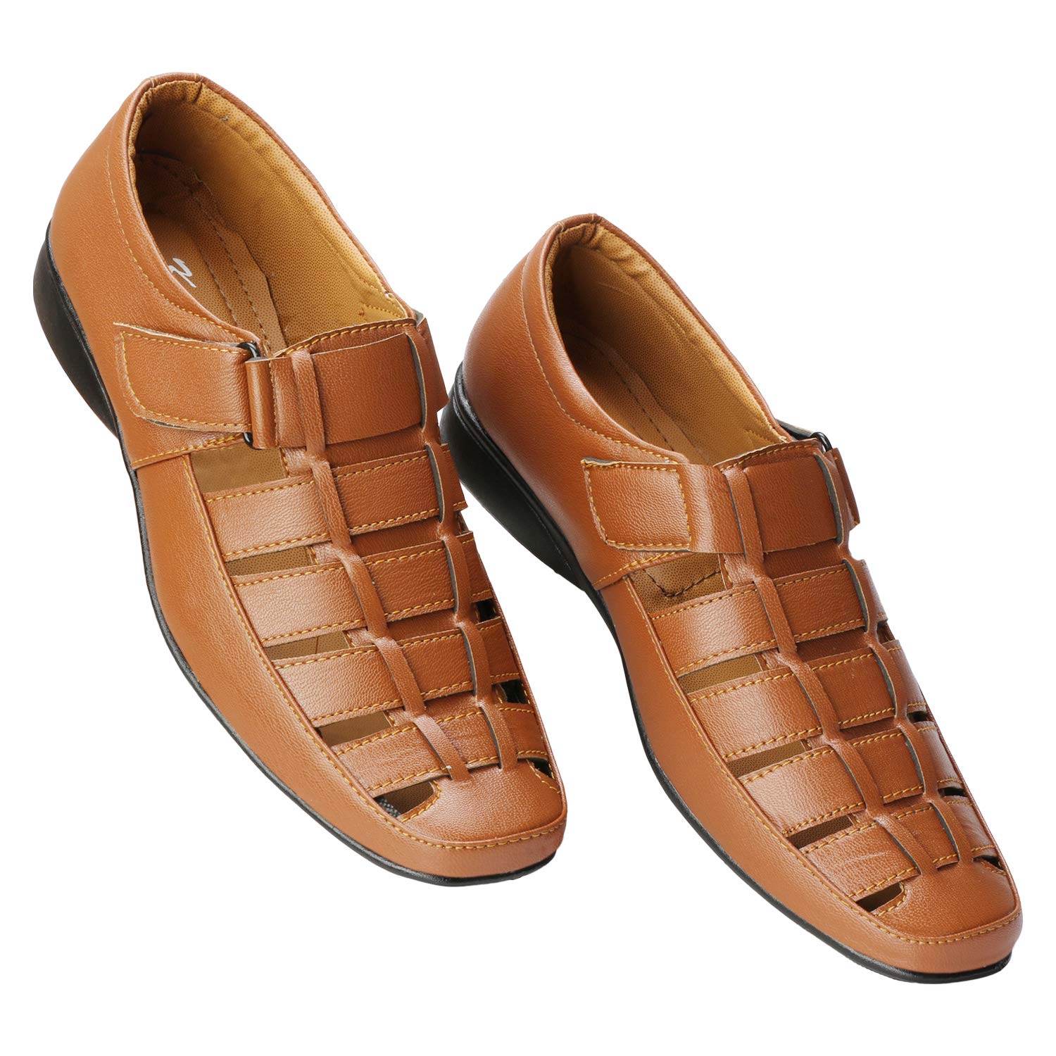 Men Sandals Tan UK 9-image-21