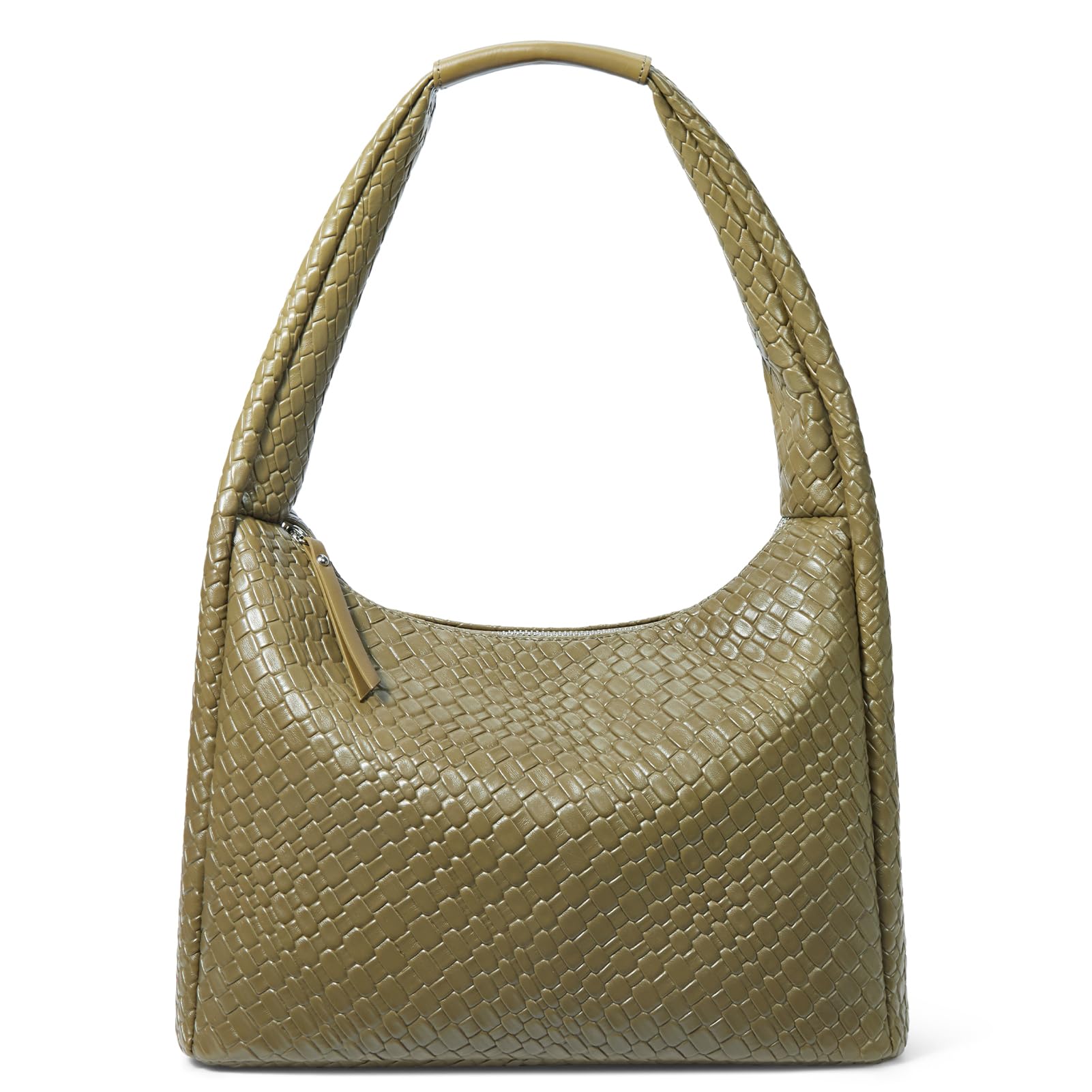 BOSTANTEN Purses for Women Woven Shoulder Bag Vegan Leather Hobo Designer Handbags