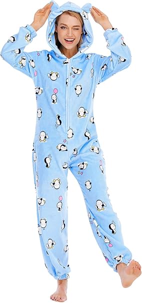 Fleece plush jumpsuit pyjamas Outlet
