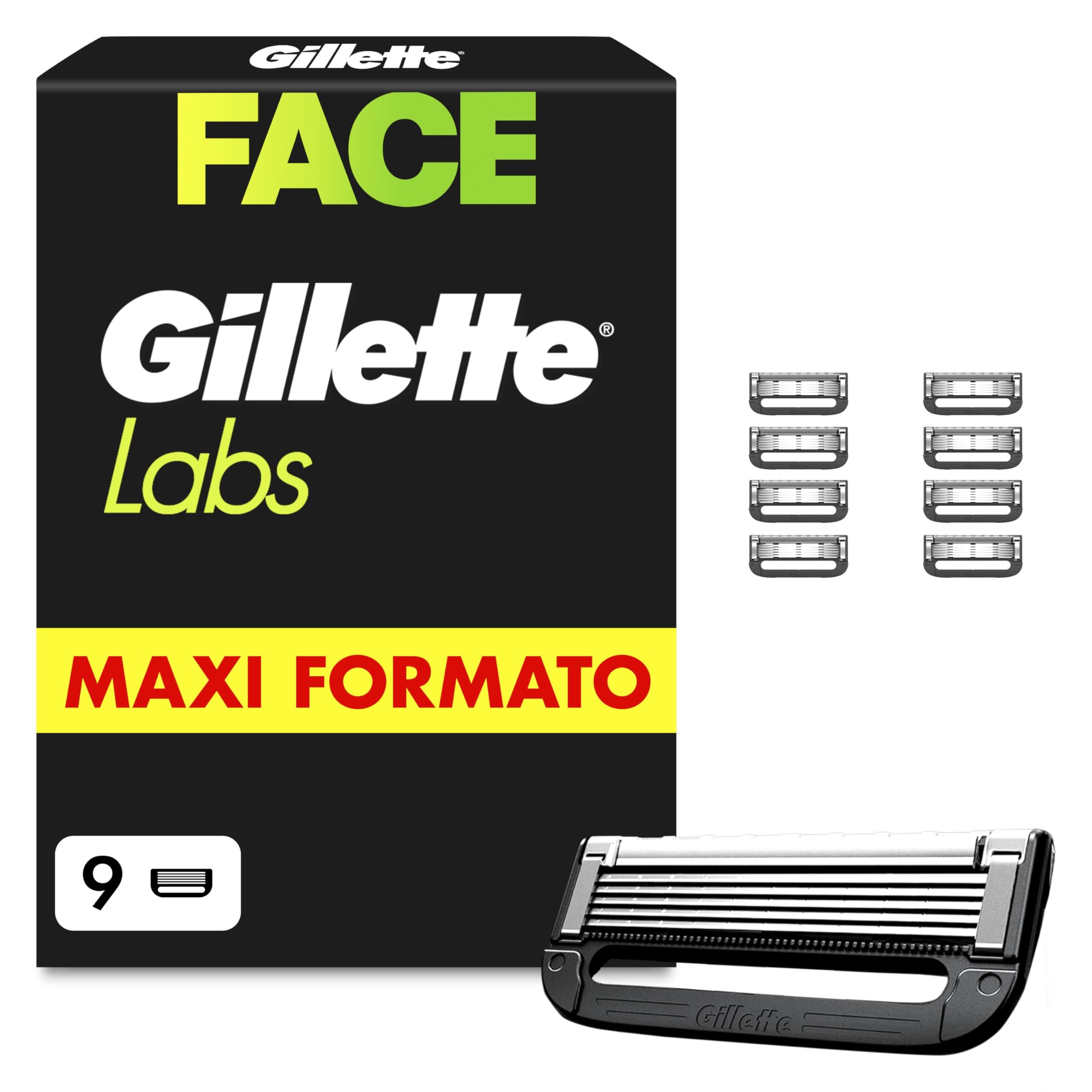 Gillette LABS XXL 9 Lamette Gillette LABS di Ricambio da 5 l