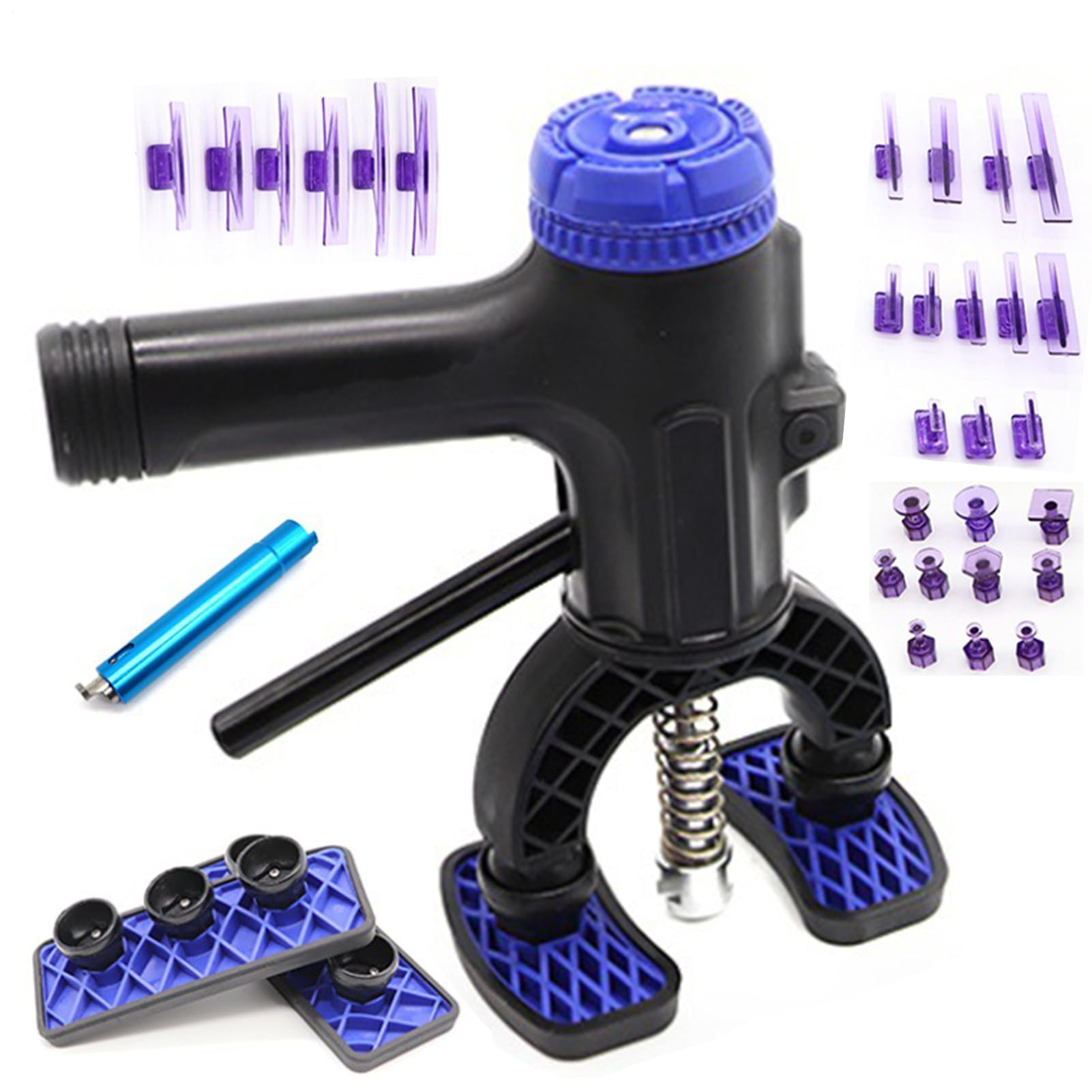 Kit di Riparazione Ammaccature Strumento di Rimozione Manuale Potente e | Kit Ammaccature Auto per Camion ATV Moto Barca Porta del Garage Casa Industriale Campeggio Manutenzione