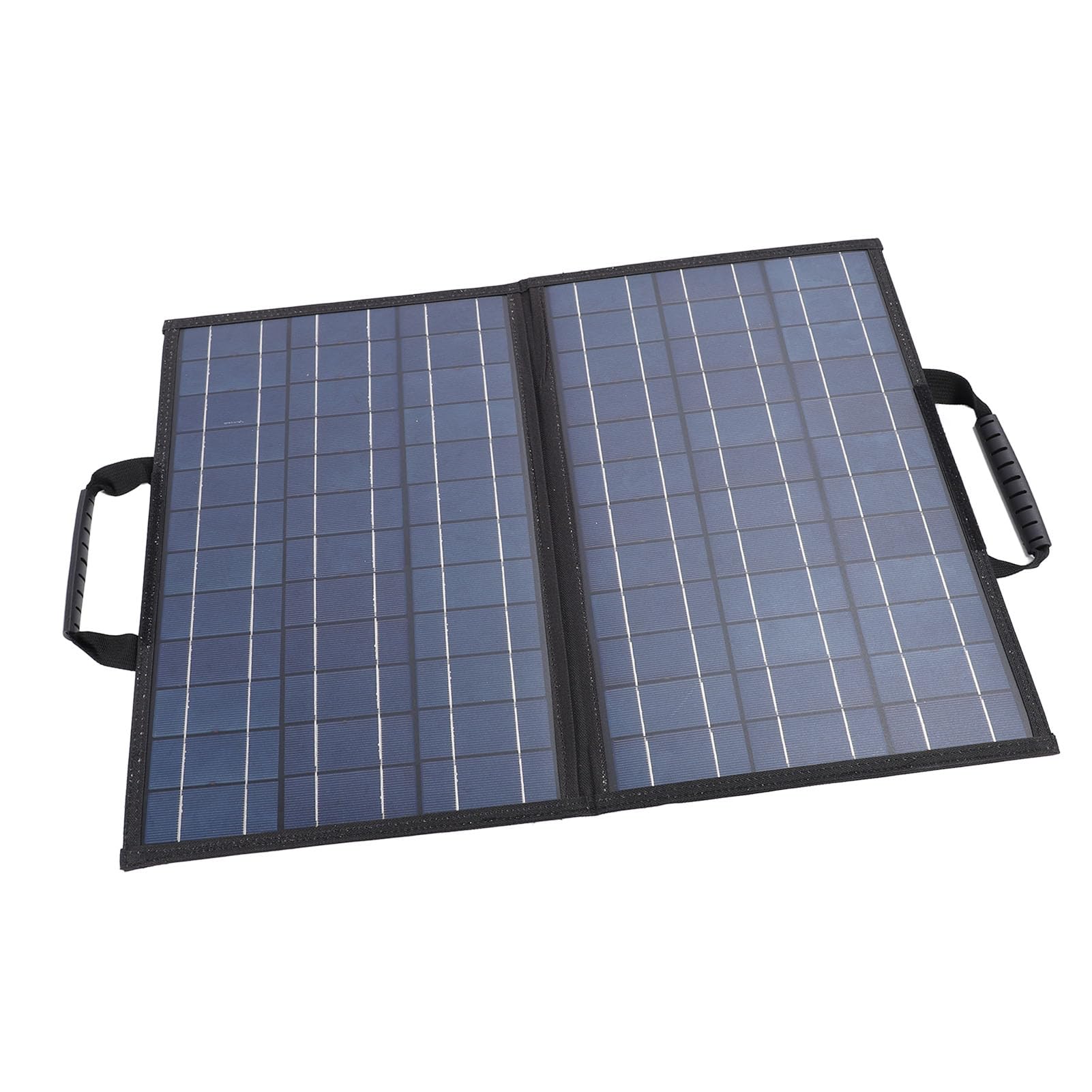 Kit de panneau solaire 80 W chargeur solaire pliable portable avec compteur de réglage d'angle double USB charge rapide pour camping en plein air randonnée silicium polycristallin