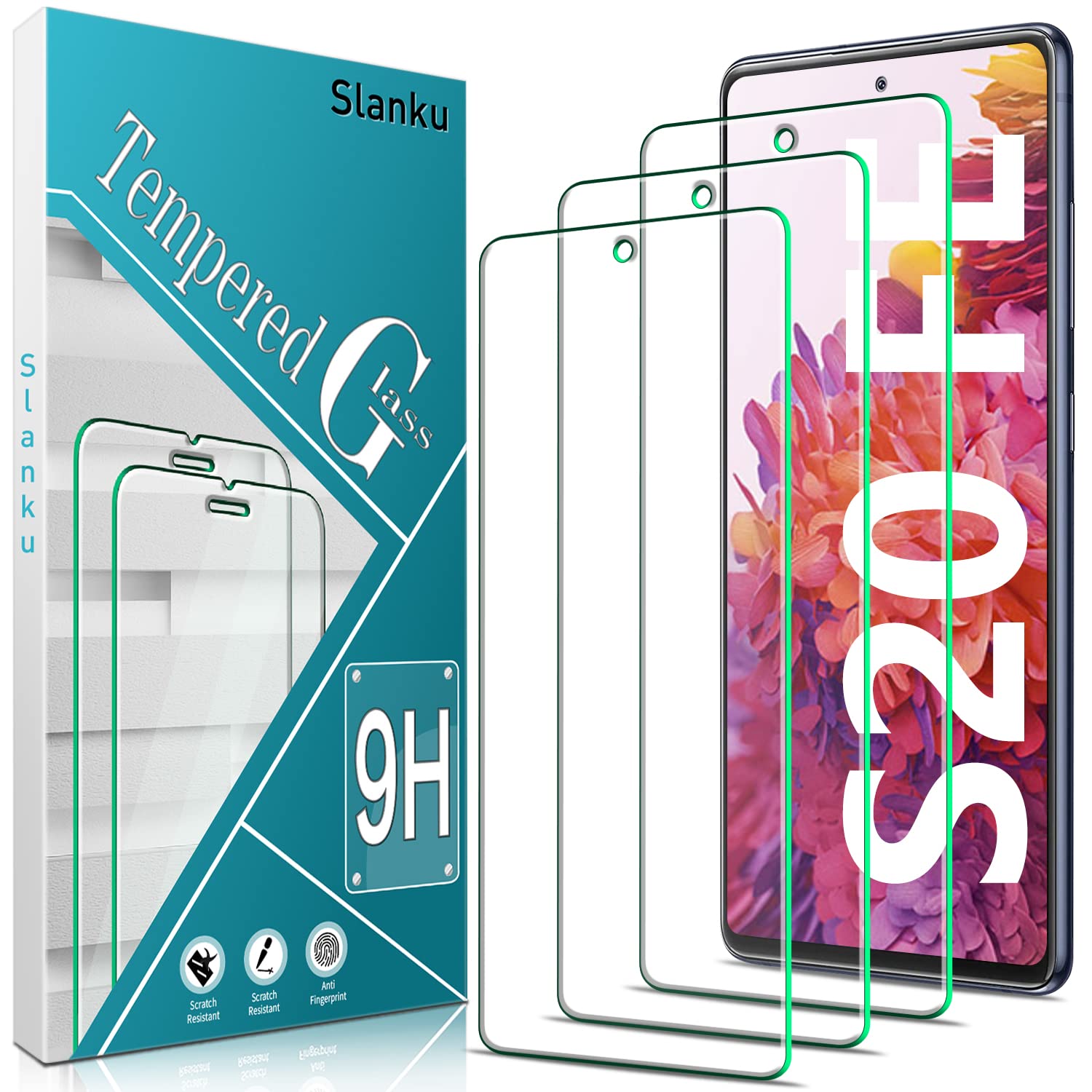 Akcoo Vetro Temperato UV Per Samsung Galaxy S20 Plus – 3 Pezzi, Copertura Totale 3D, Compatibile Con Impronta Digitale - 4