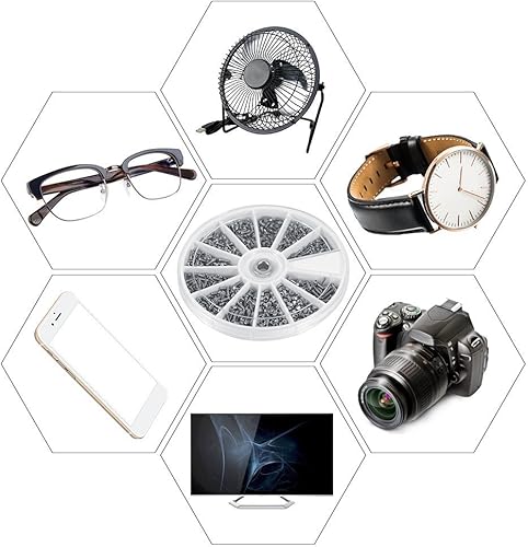 Miniatura 4 de 600 piezas pequeños tornillos de reparación Tuerca Surtido Kit de herramientas de acero inoxidable para relojgafasgafas de solgafas de sol