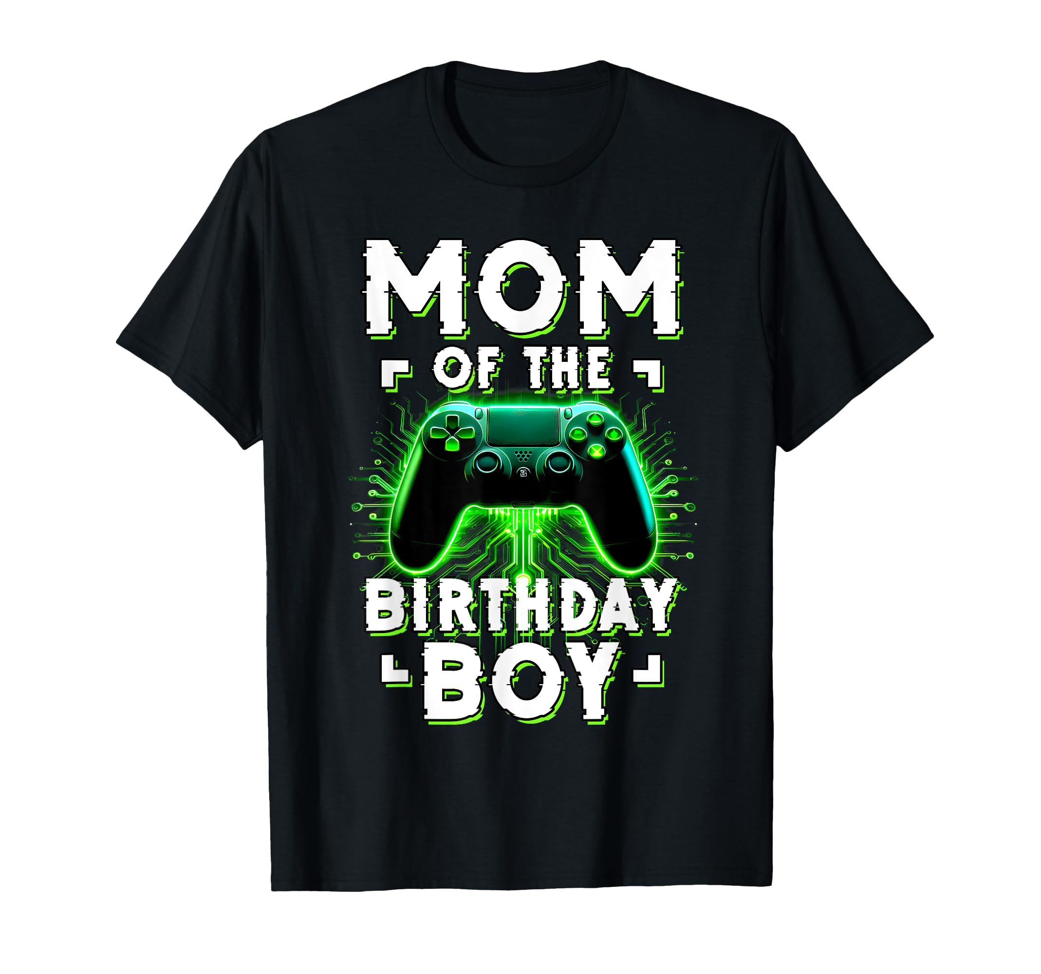 Birthday Shirt Boys Women Mom Of Birthday Boys Video Game T-Shirt