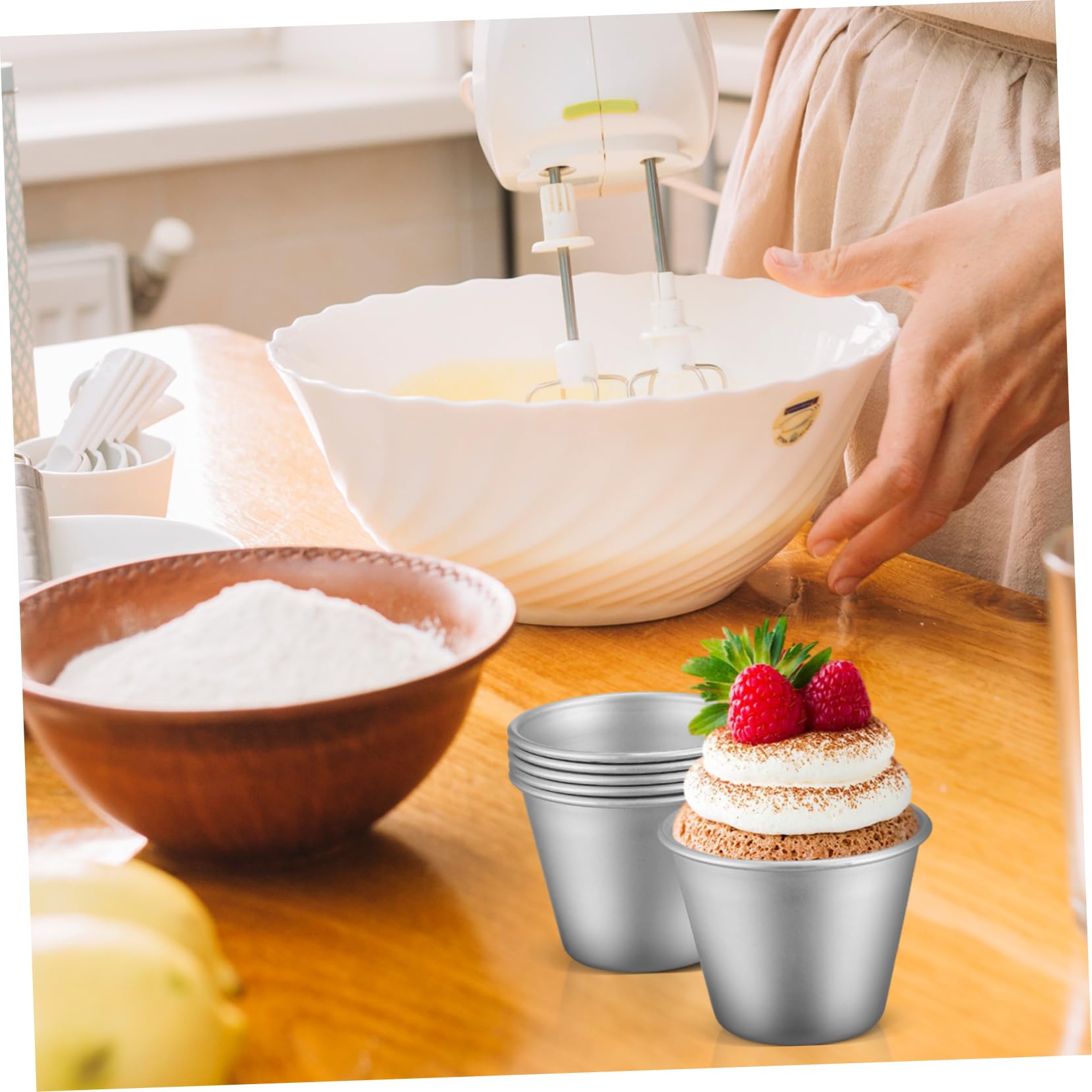 16piezas Moldes Para Hornear Moldes De Pudding y Magdalenas De Utensilios Antiadherentes Para y Postres Perfectos Para Fiestas y Uso Diario