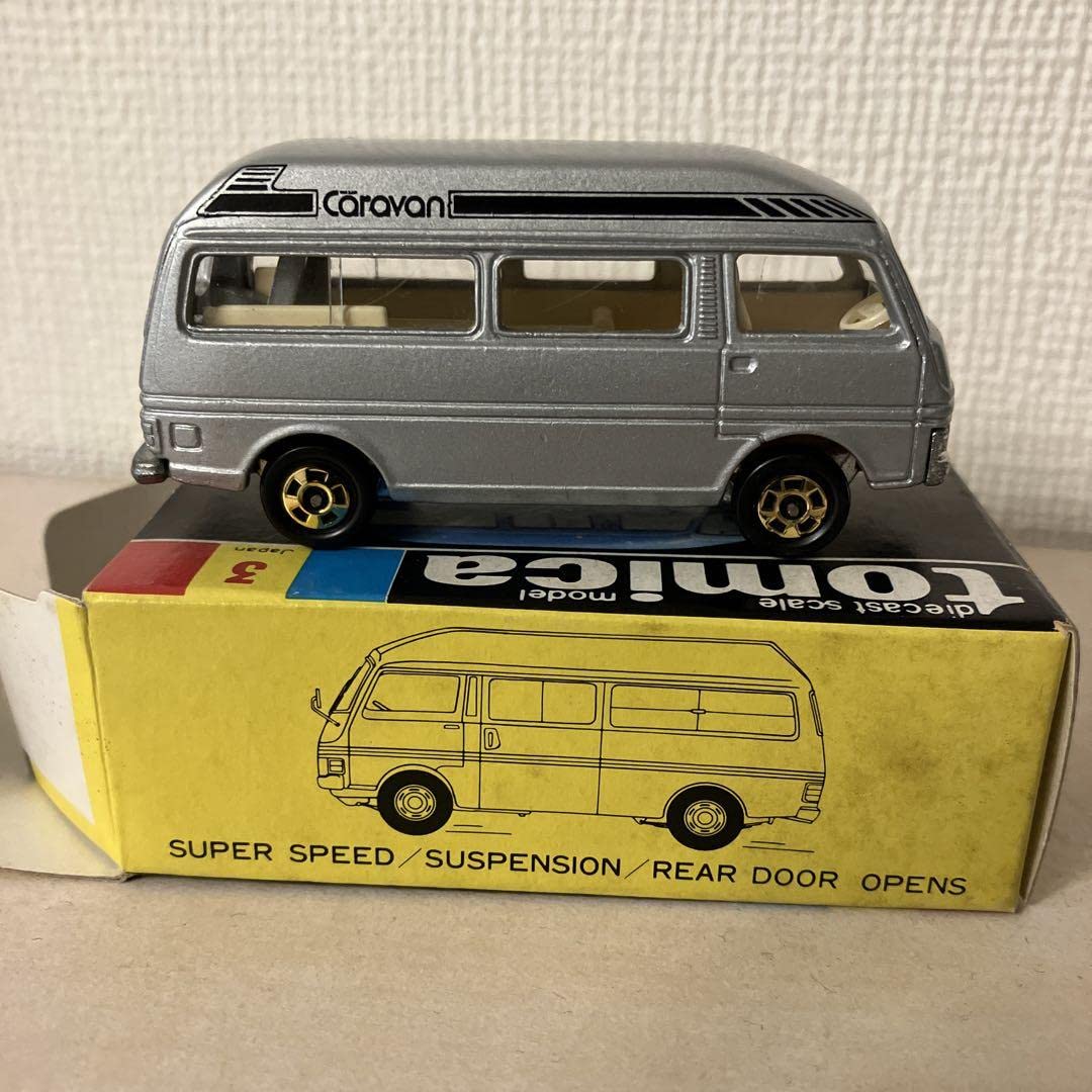 黒箱　トミカ　NO.3 ニッサン　キャラバンハイルーフバン　阪神タイガース優勝号 トミカ 3 黒箱 日産 キャラバン ハイルーフバン 阪神タイガース