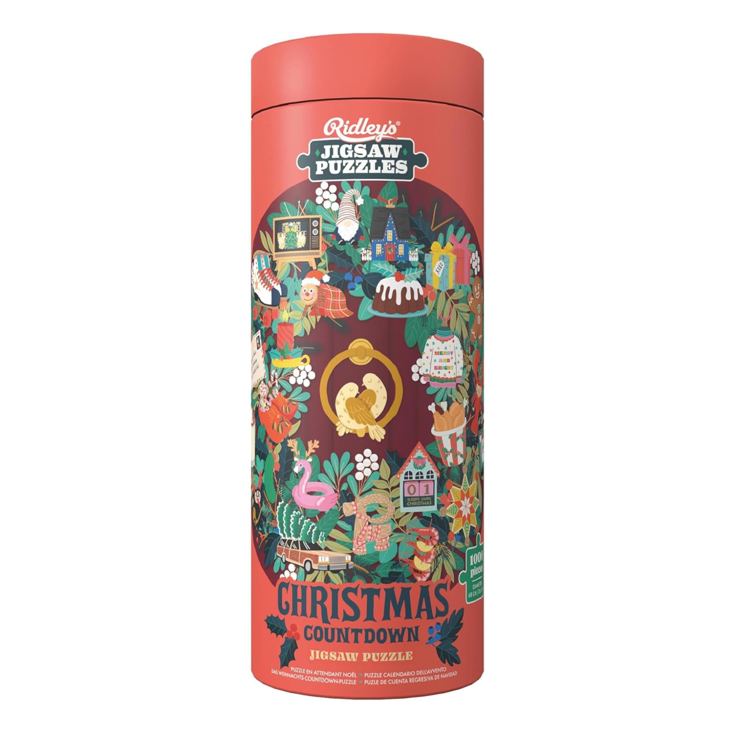 Ridley’s | Christmas Themed Jigsaw Puzzle (1,000 Pieces) | Jigsaw Puzzle | Ages 14+ | 1+ Players