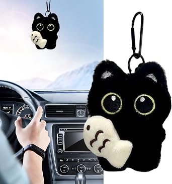 Cat Keychain Plush Cute Bag Purse Charms Novelty Party Favors