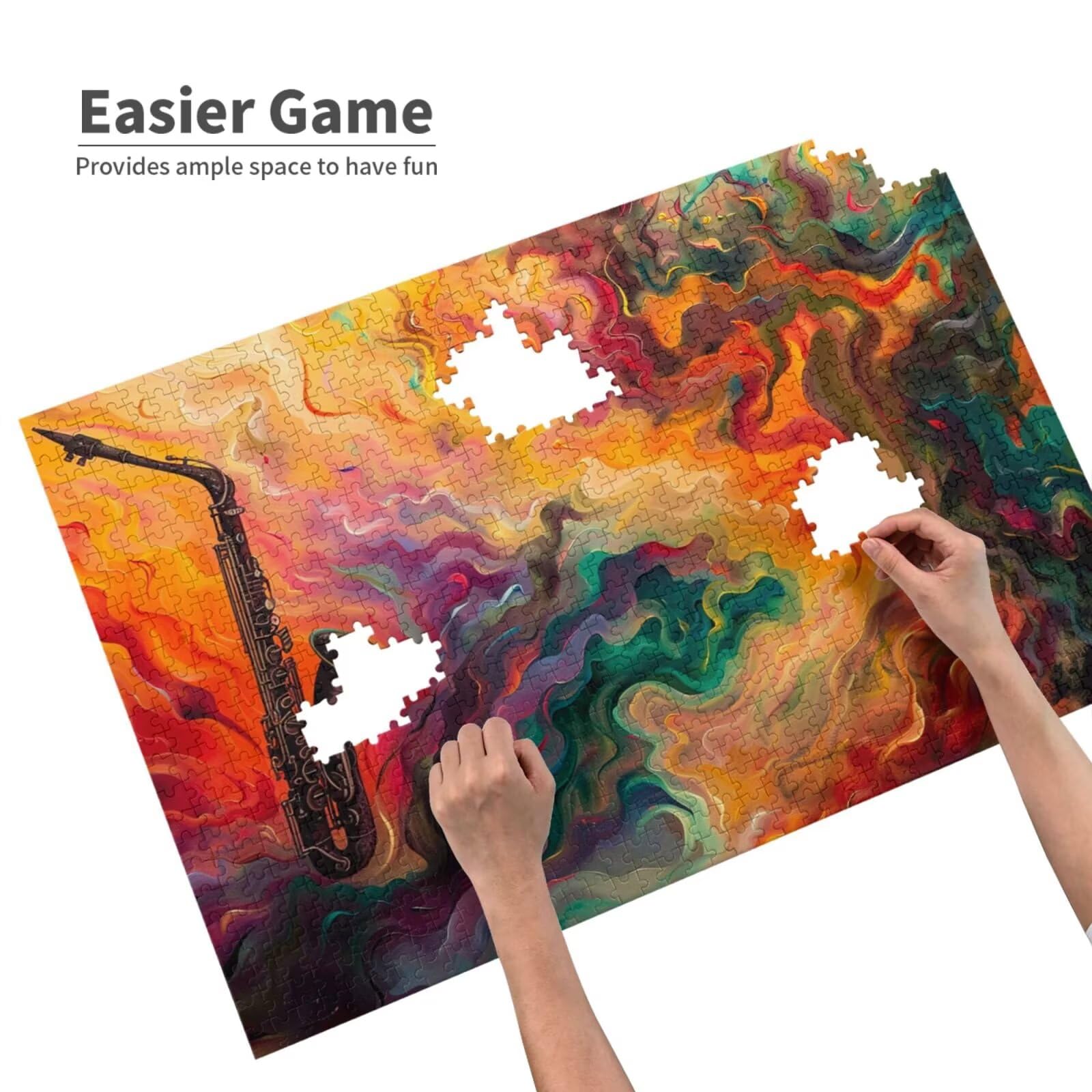 Puzzle fantastyczne 6000 elementów, chmury, puzzle dla dorosłych, z pudełkiem na prezent, "zrób to sam", duże drewniane puzzle dla dorosłych, gra zręcznościowa dla całej rodziny, prezenty dla kobiet
