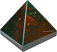 Vista 222 de Amazing Gemstone Amethyst Pyramid Crystal Healing Stones - 2" Great Pyramid Figurine of Natural Stone Pyramid for Meditation, Reiki, Chakra