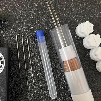 Electric Needle Felting Machine, Wool Felting Tool, Handheld for Quick Felting, Felting Needles Pen, DIY Punch Needle Power Kits, Adjustable Speed for DIY Wool Painting and Felted Craft Work