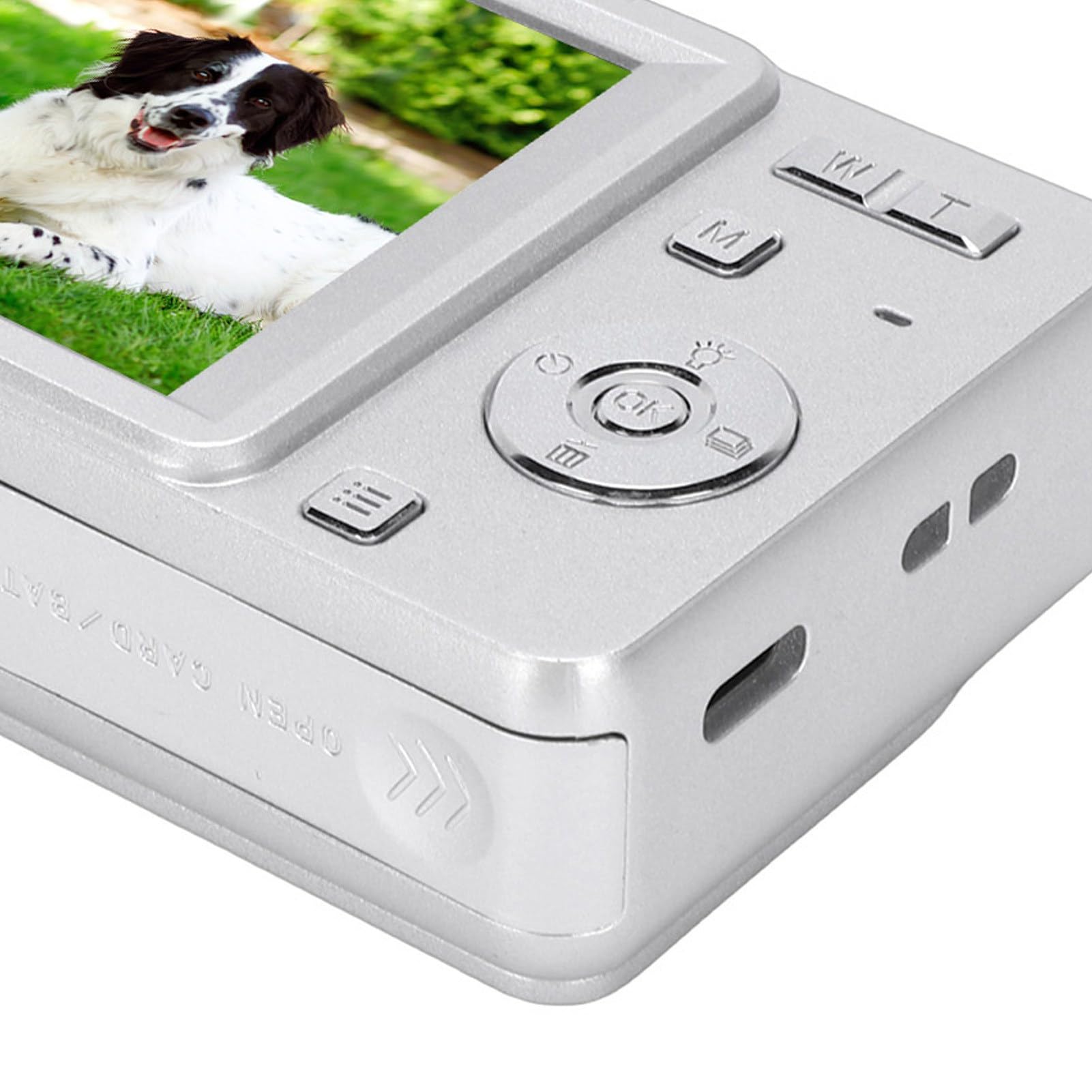 KIMISS Fotocamera Digitale, Fotocamera Vlog 4K da 64 MP con Messa a Fuoco
