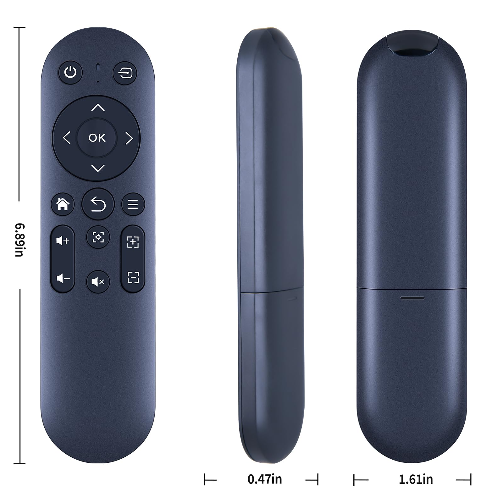 Mando a distancia de repuesto para proyector compatible con VOPLLS Smart Projector VP-1