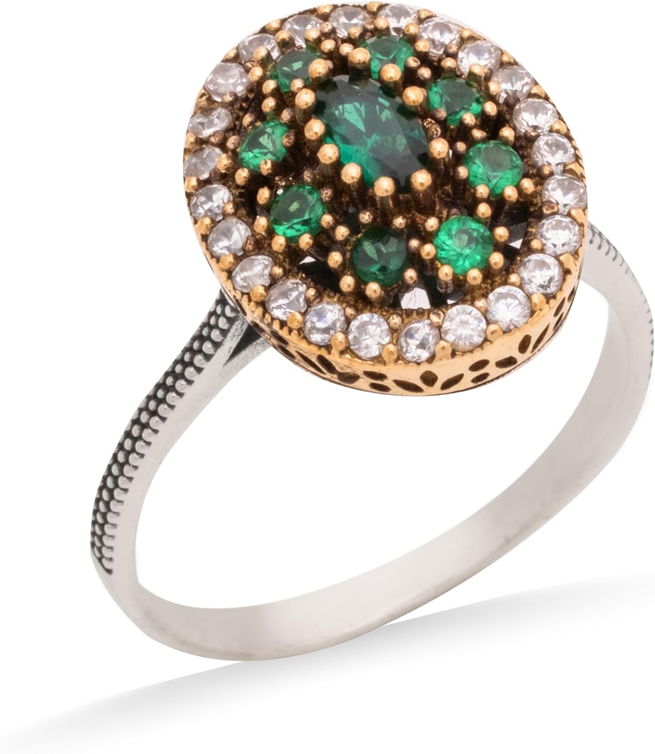 Handmade 925 Sterling Silver Turkish Women Ring