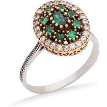 Handmade 925 Sterling Silver Turkish Women Ring