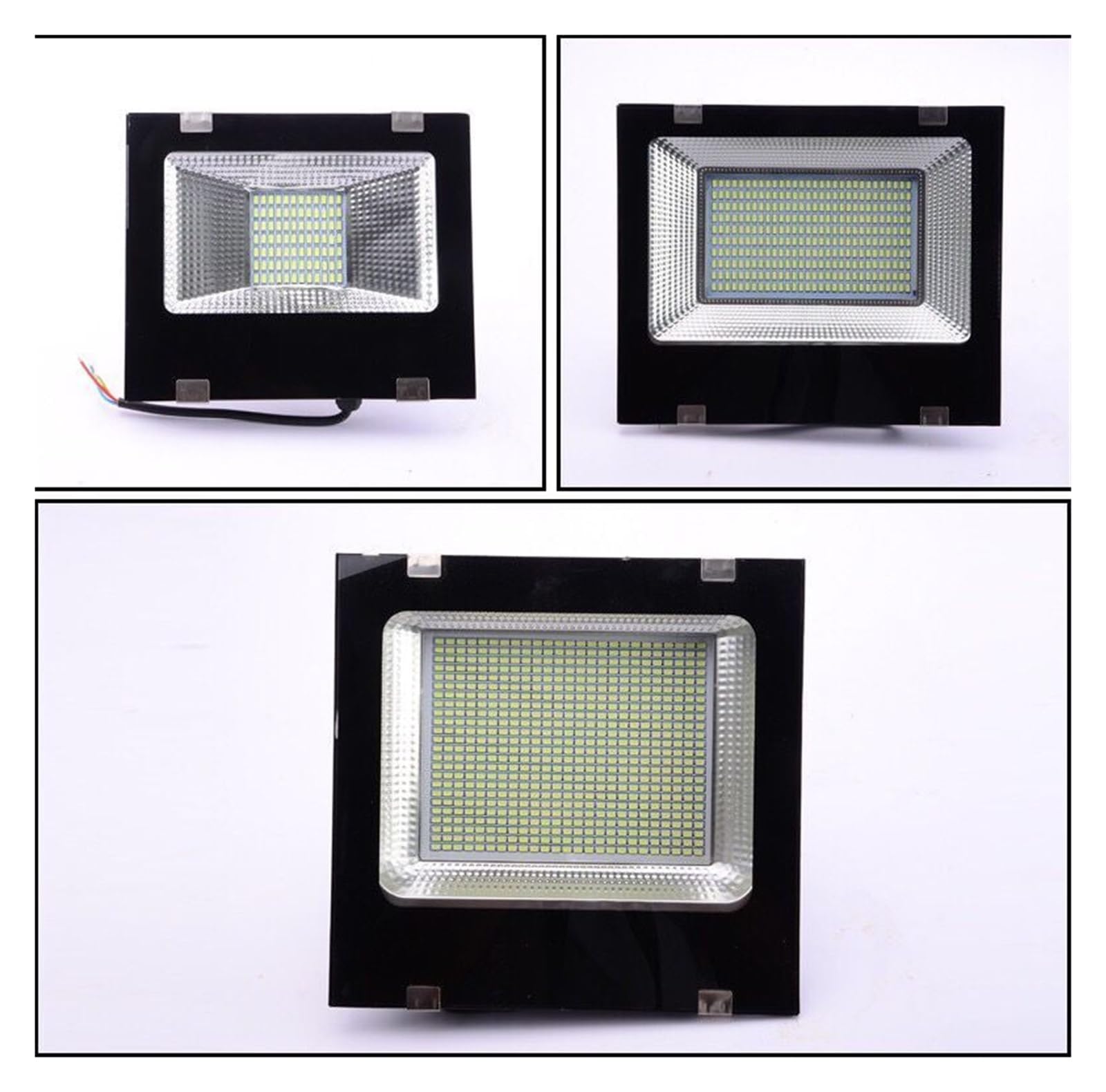 Focos exteriores, Luz De Inundación LED 100W 200W 300W 600W 1000W Lámpara Reflectores Impermeable IP65 Reflector Blanco Led Exterior Foco(600W)