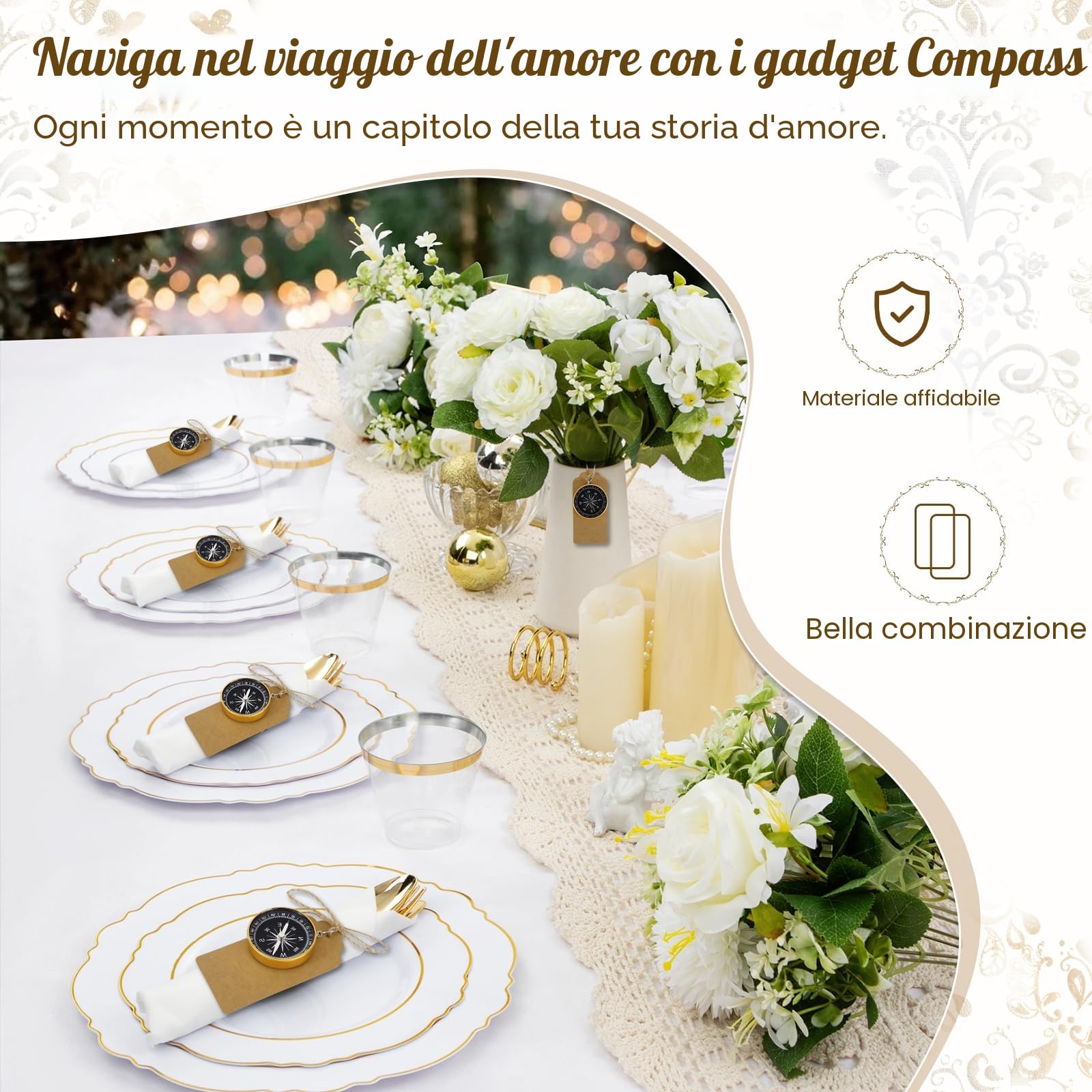 Bomboniere di alta qualità a tema creativo per gli ospiti con etichette in carta kraft e spago di iuta, decorazioni per feste a tema viaggi, decorazioni nautiche natalizie