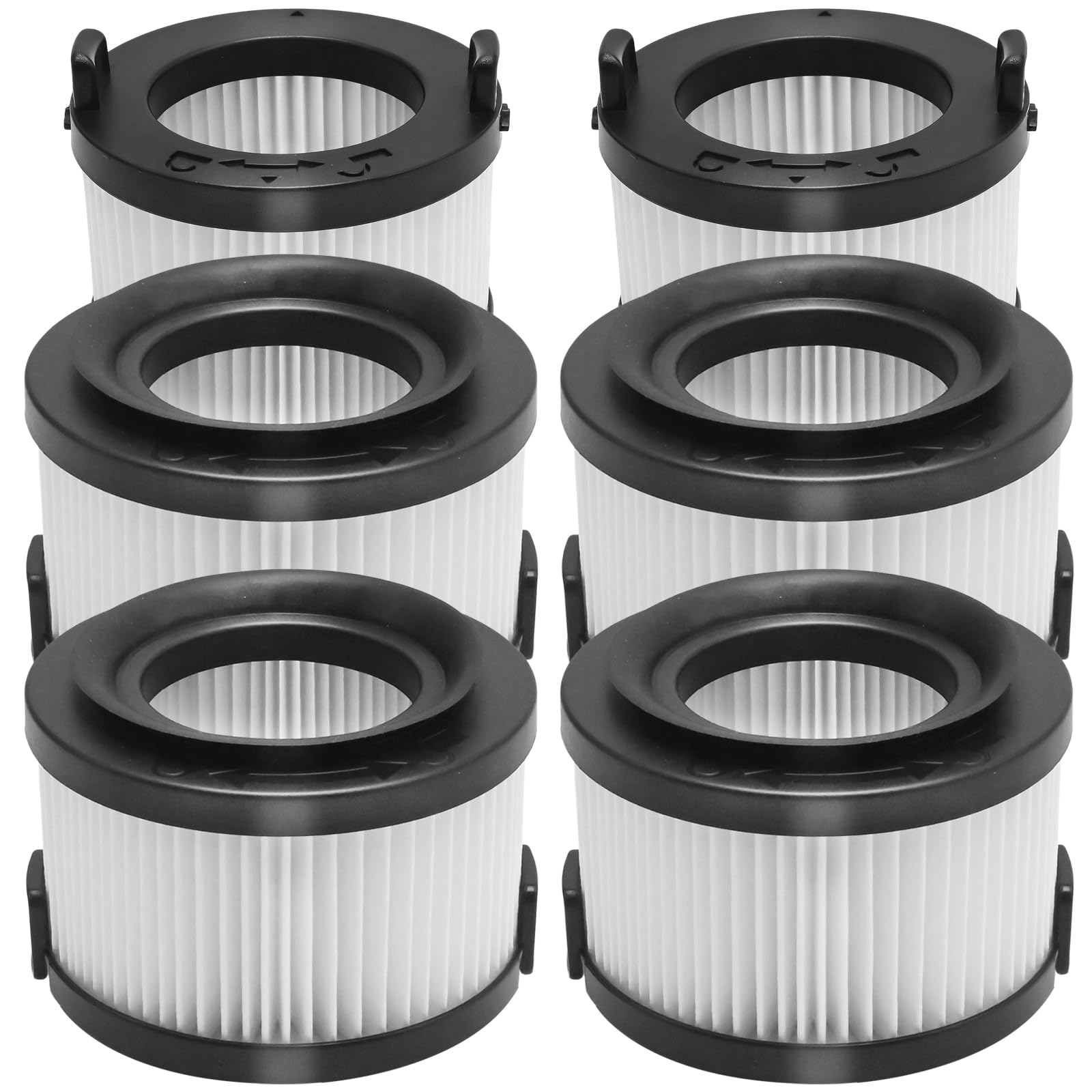 Lot de 2 filtres principaux HEPA avec 4 pré-filtres, de rechange pour aspirateur sans fil LEVOIT Vortex IQ40 Flex, remplacement pour LEVOIT LSV-VF401-AEU LSV-VF401P-AEU