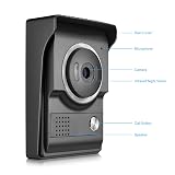 AMOCAM Video Intercom System, Wired 7 Inches Monitor Video doorphone Doorbell System,Video Door Phone HD Camera Kits Support Unlock, Monitoring, Dual-Way Intercom for Villa House Office Apartment
