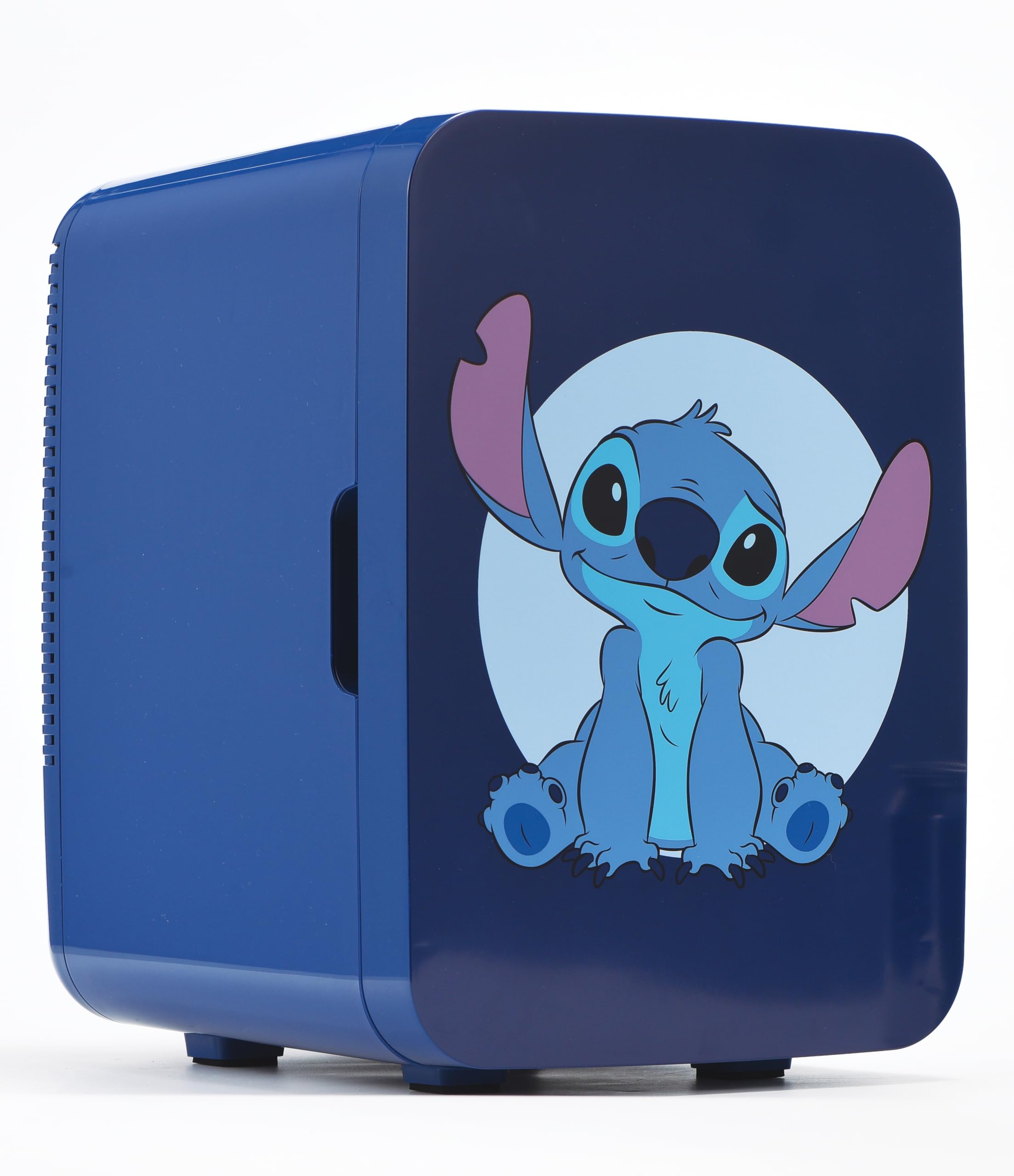 Ukonic Disney Stitch Mini Fridge 10L, Holds 15 Cans, AC/DC, Portable Cooler for Snacks & Drinks – Bedroom, Office, Dorm – Great Gift for Fans