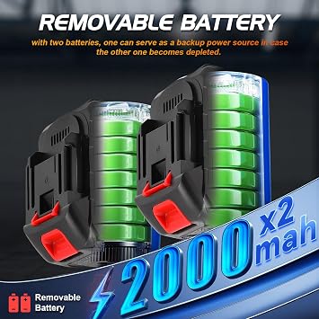 Mxmoonant Battery Powered Diesel Transfer Pump Kit, Fuel Transfer Pump