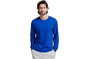 Royal Blue Shirts: Our Dri-Power Cotton Blend Gives You Comfort and Confidence